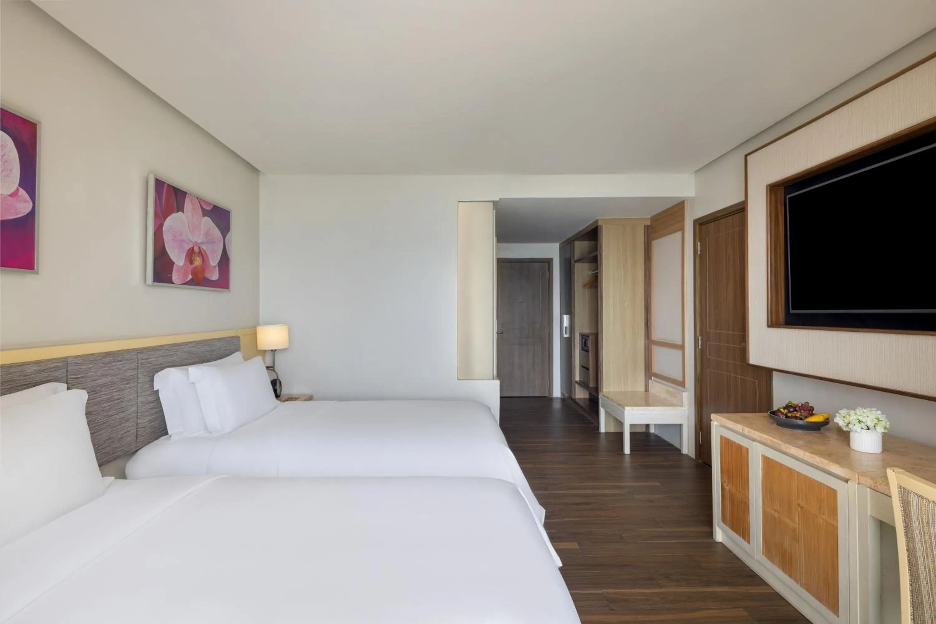 Bed in Dusit Thani Mactan Cebu Resort