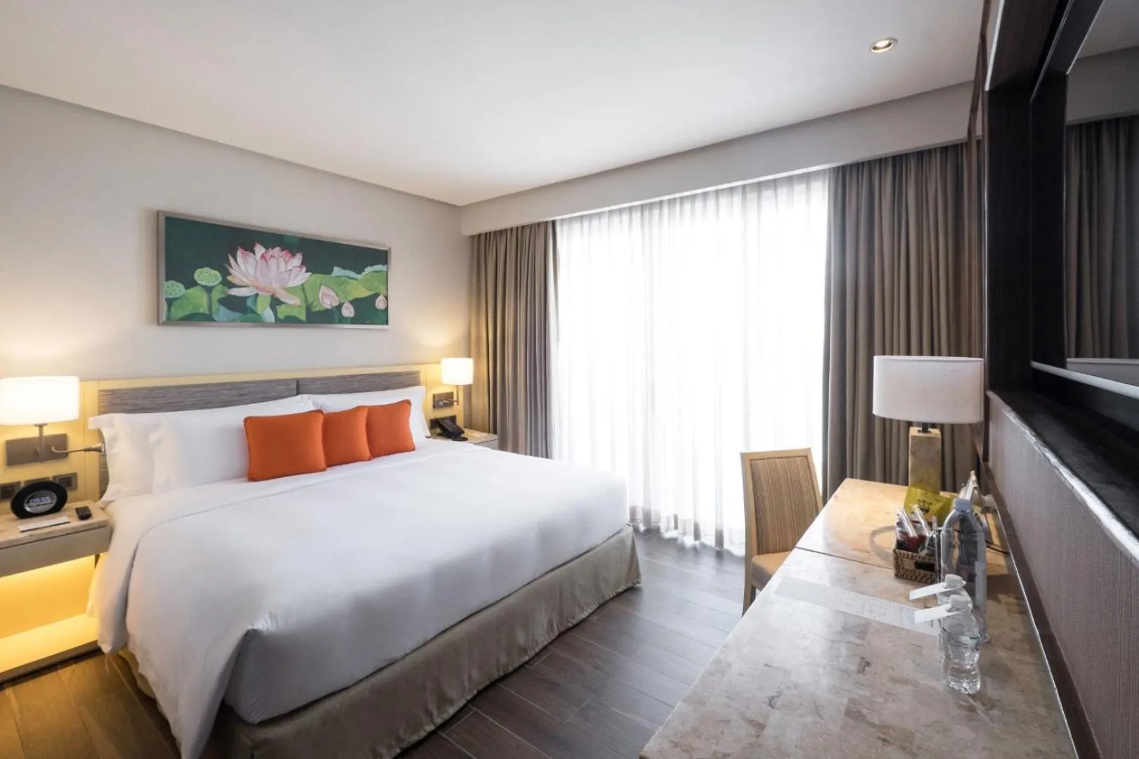 Bed in Dusit Thani Mactan Cebu Resort