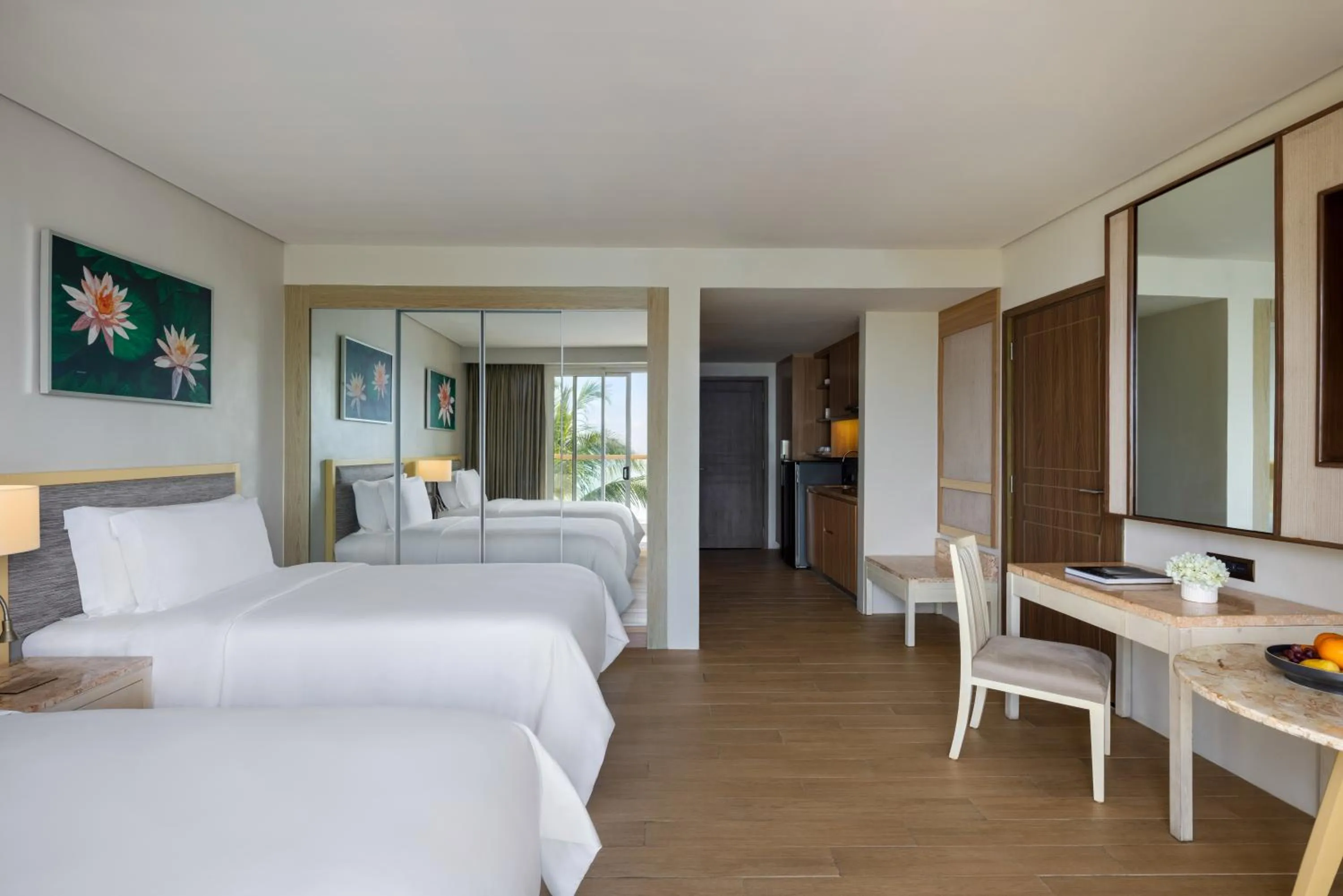 Bed in Dusit Thani Mactan Cebu Resort