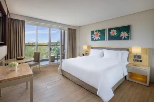 Bed in Dusit Thani Mactan Cebu Resort