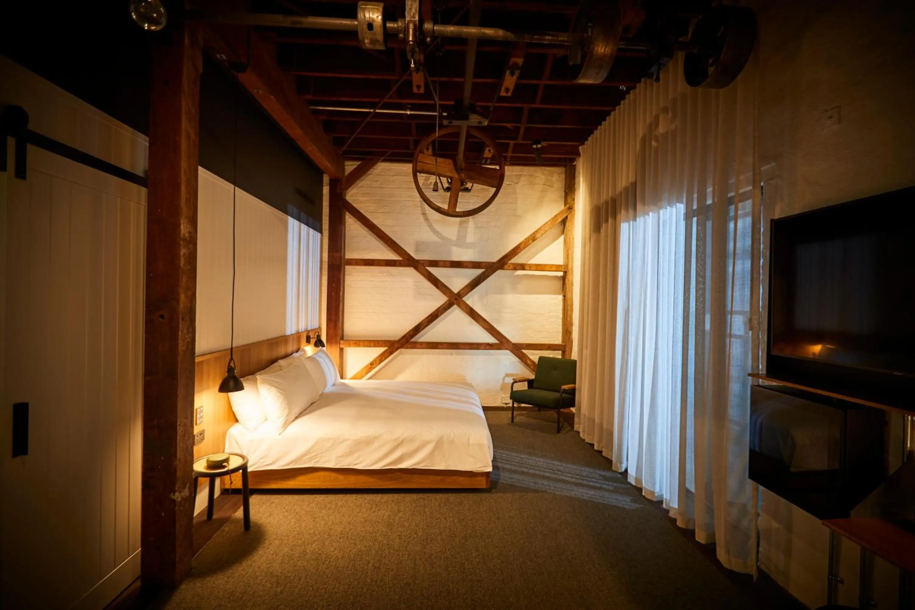 Photo of the whole room, Bed in The Premier Mill Hotel