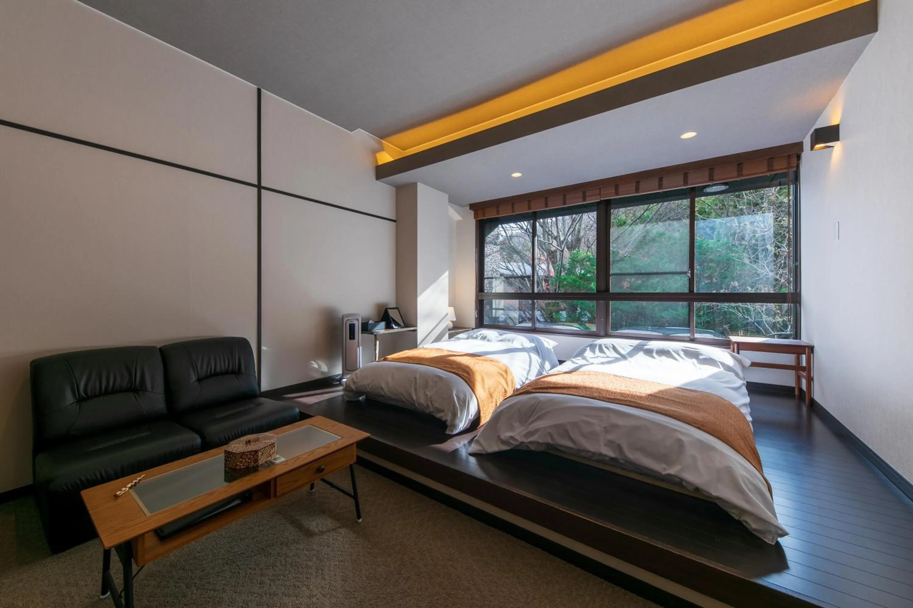 Photo of the whole room, Bed in Sengokuhara Hisanoha