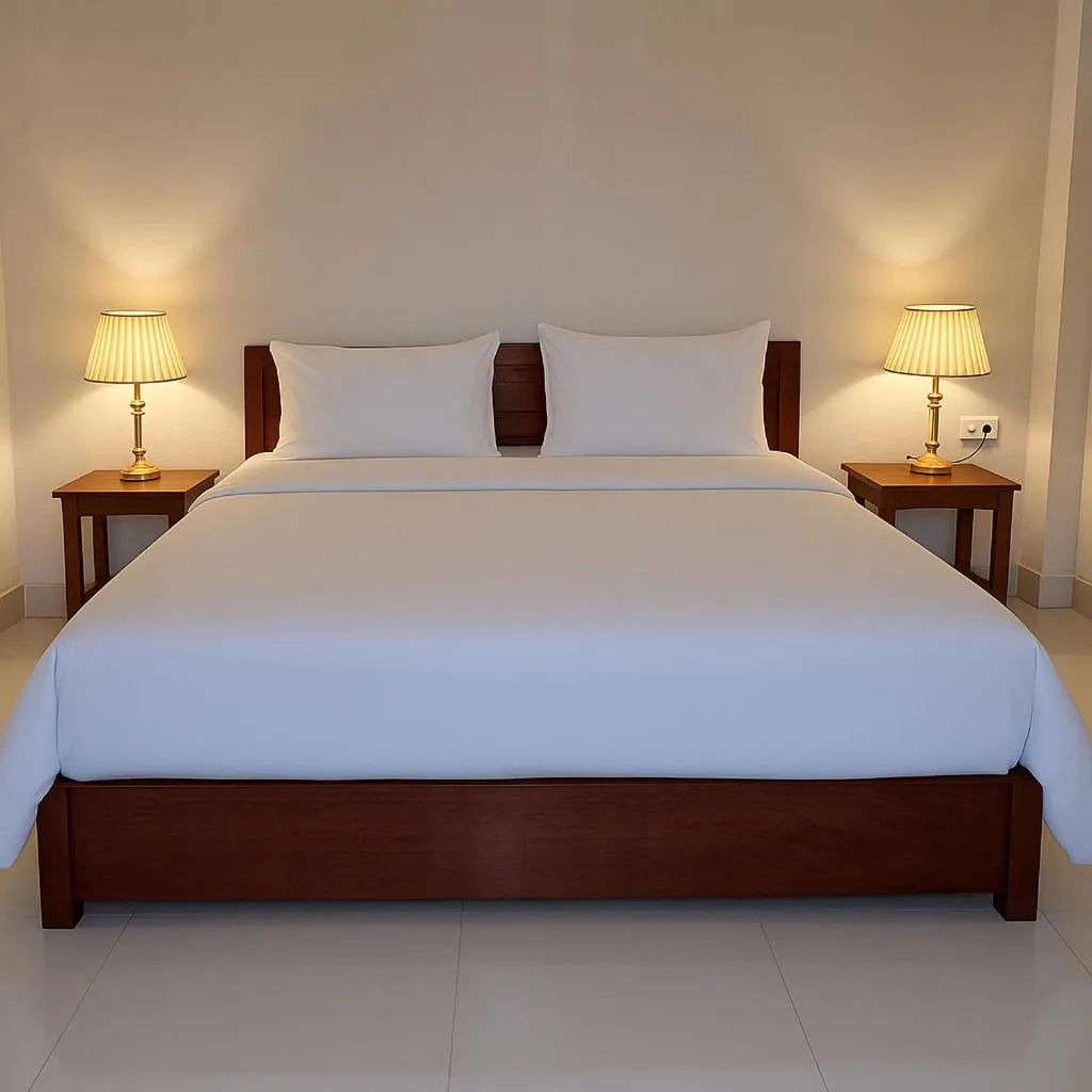 Bed in Sipanya Guesthouse