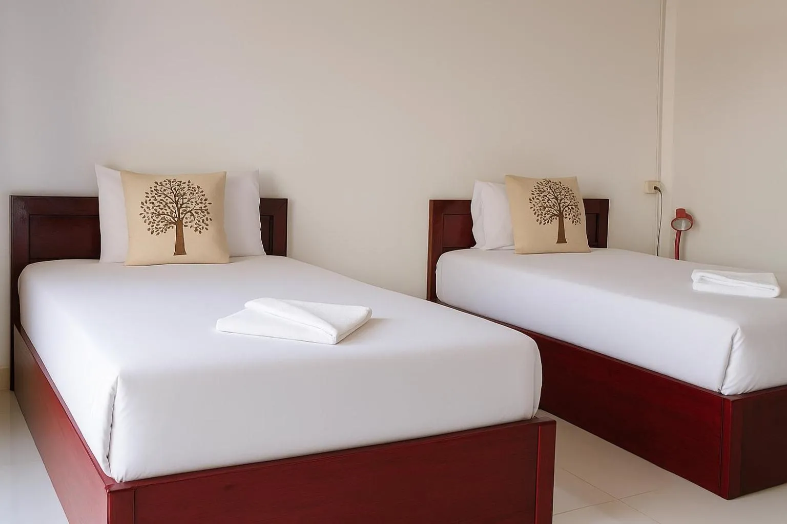 Bed in Sipanya Guesthouse