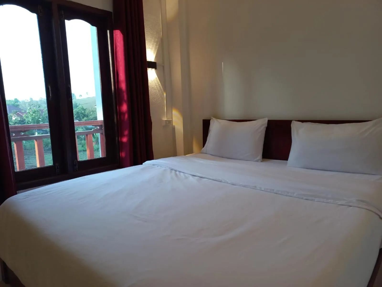 Bed in Sipanya Guesthouse