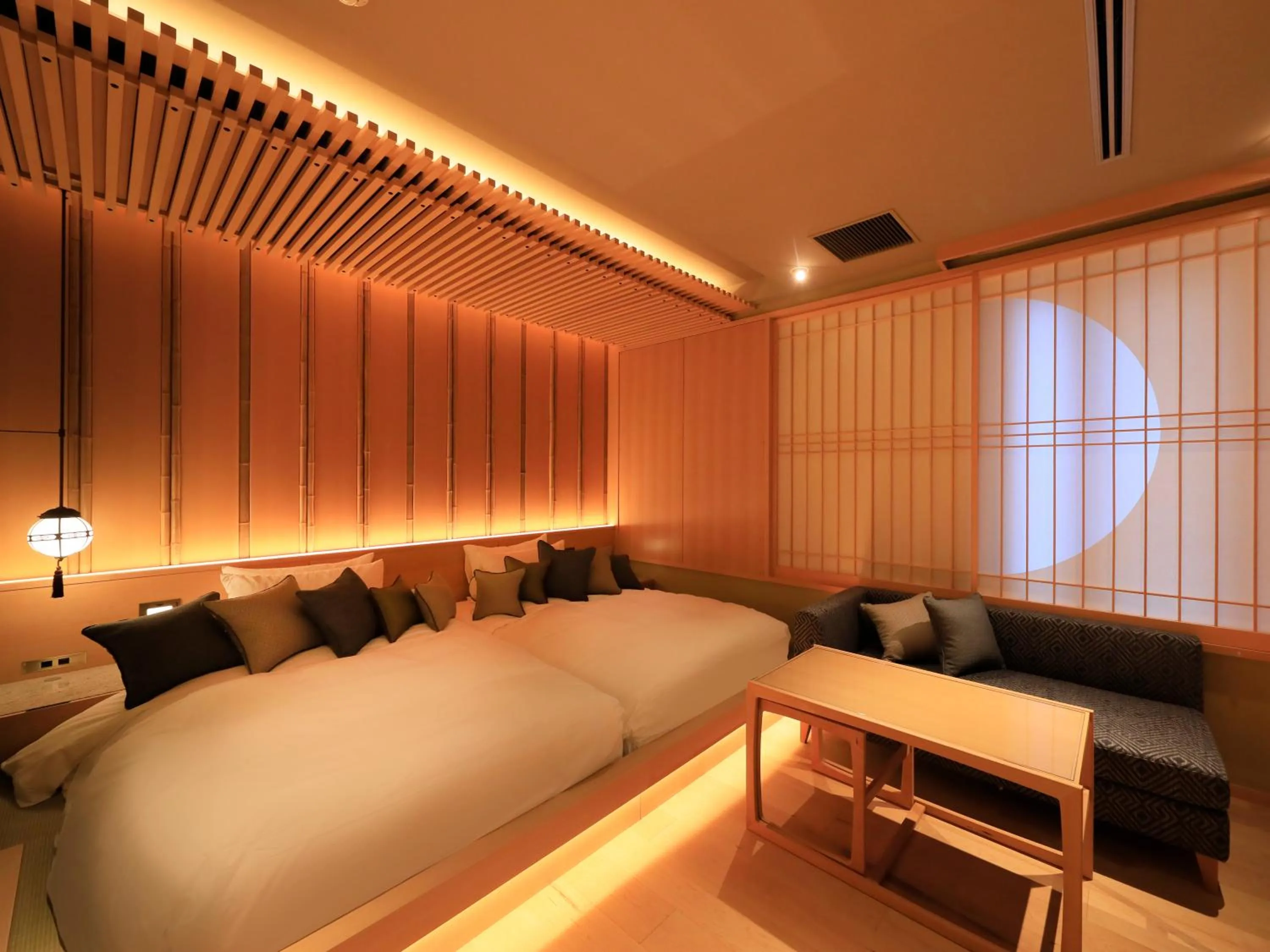 Bed in Hotel Gion Ichirin