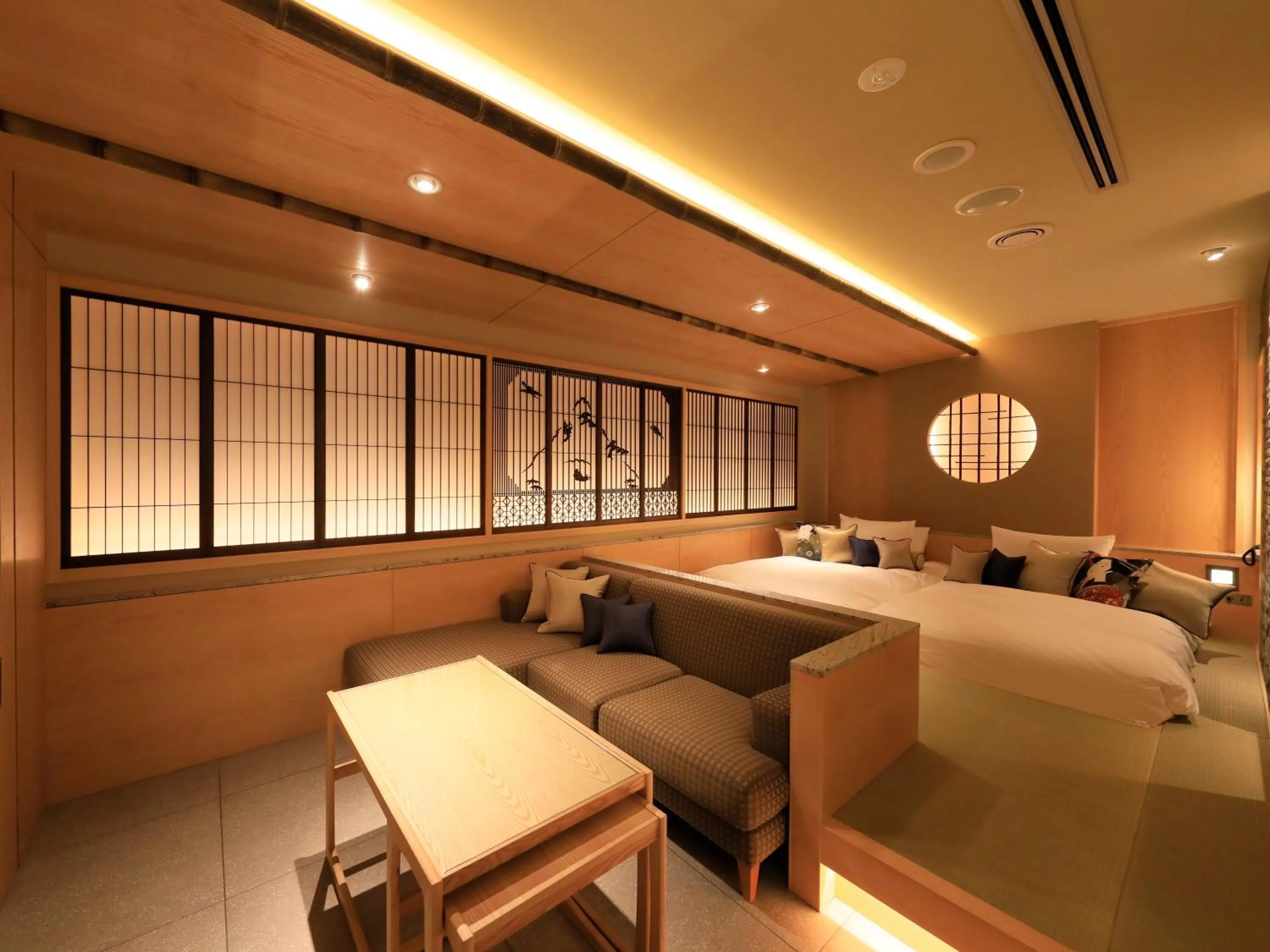 Bed in Hotel Gion Ichirin