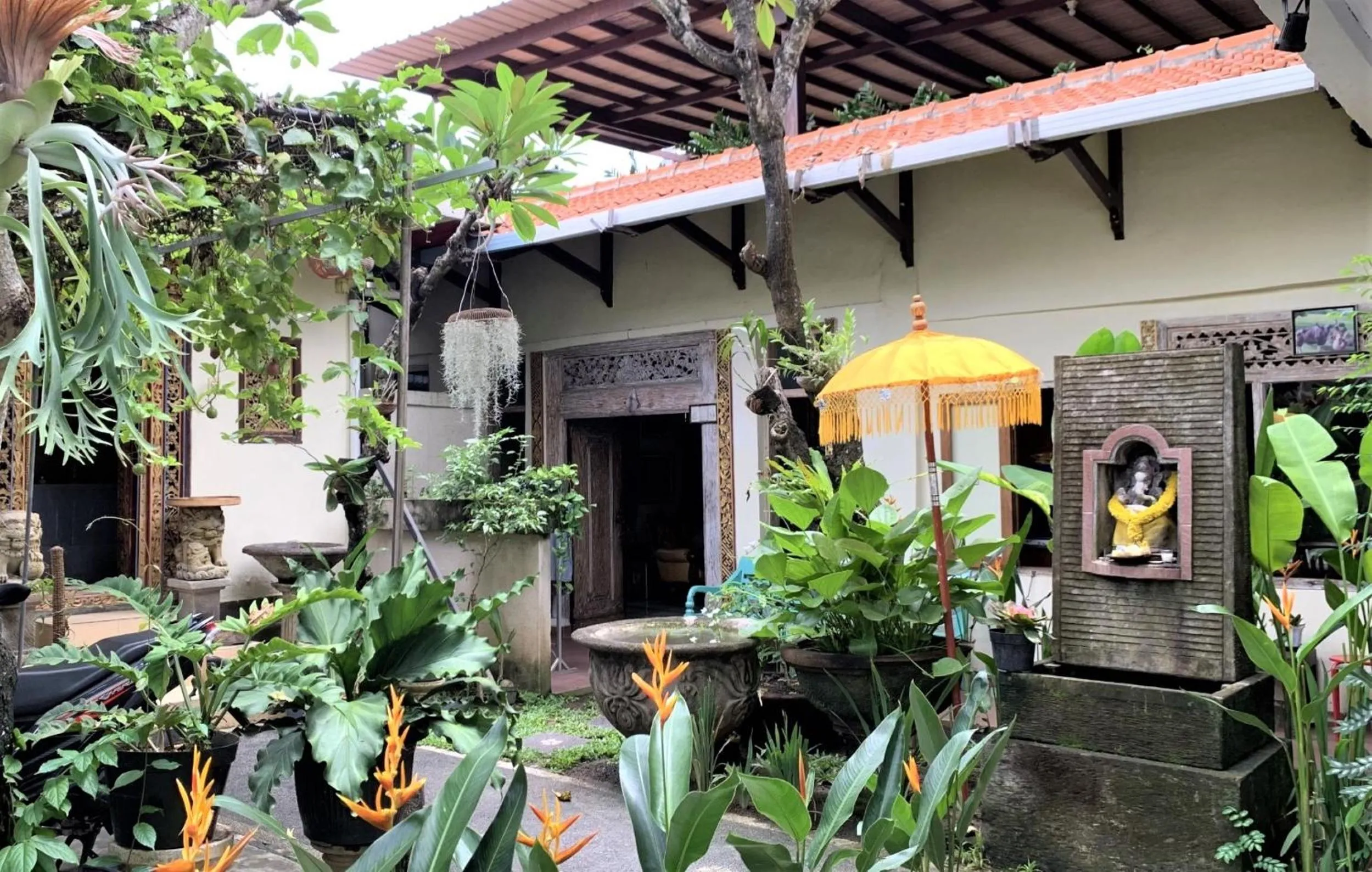 Garden in Chendana Homestay Bali