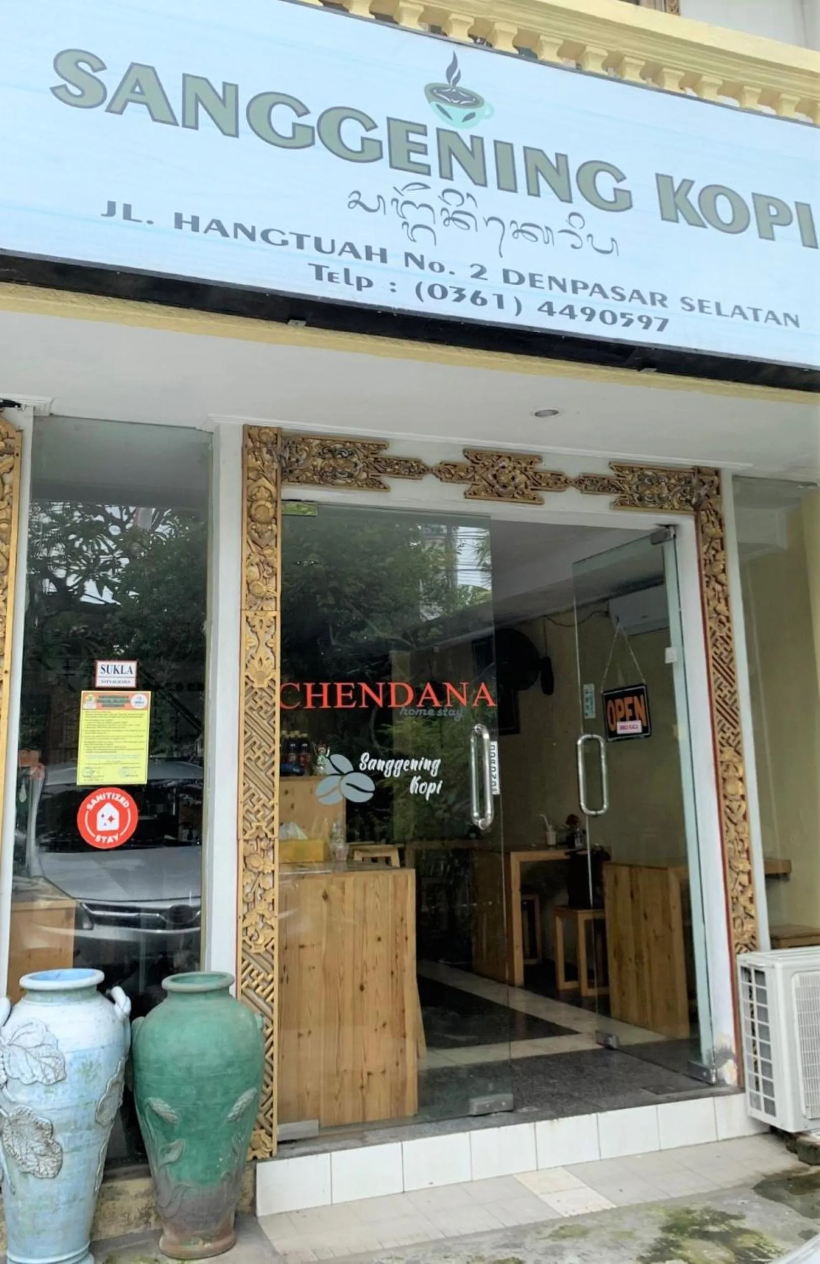 Facade/entrance in Chendana Homestay Bali