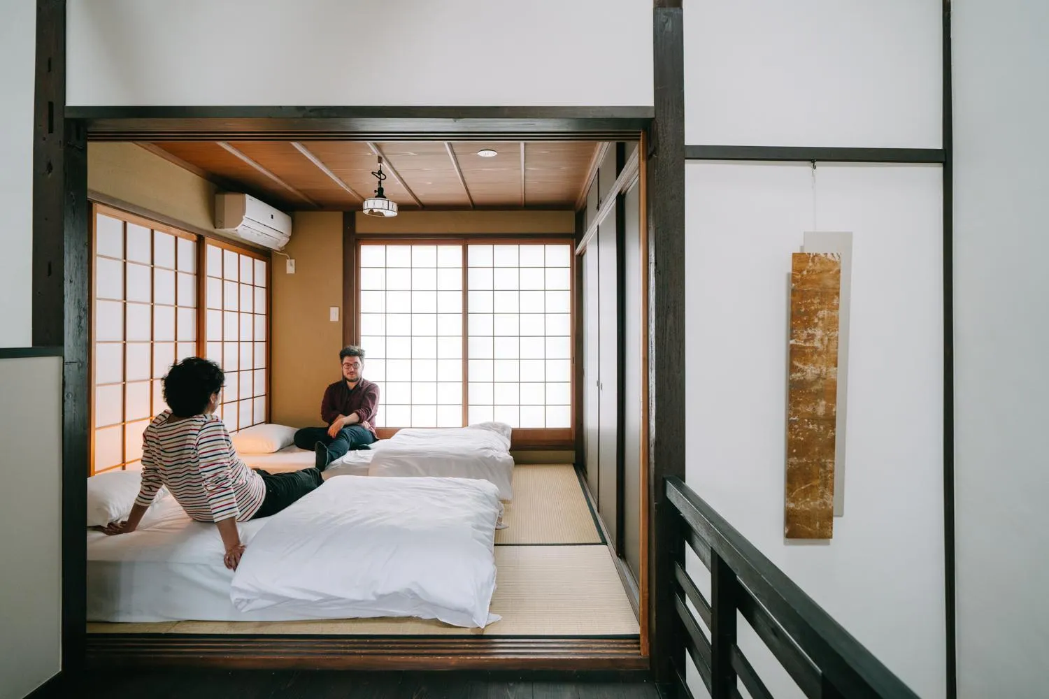 Photo of the whole room, Bed in Renge-an