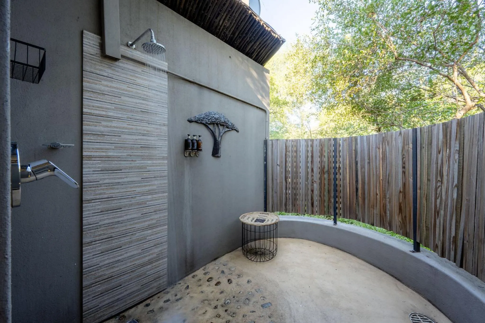 Shower in Rafiki Bush Lodge