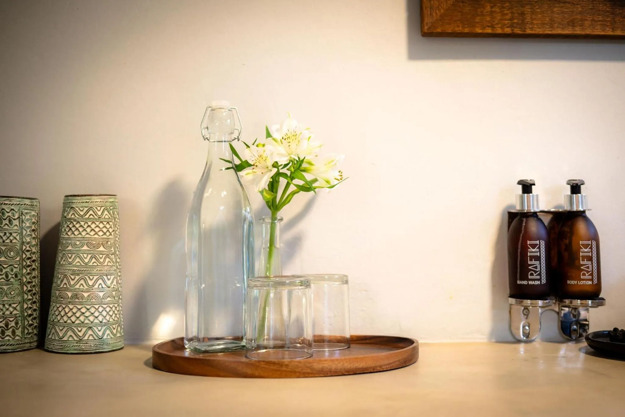 Decorative detail in Rafiki Bush Lodge