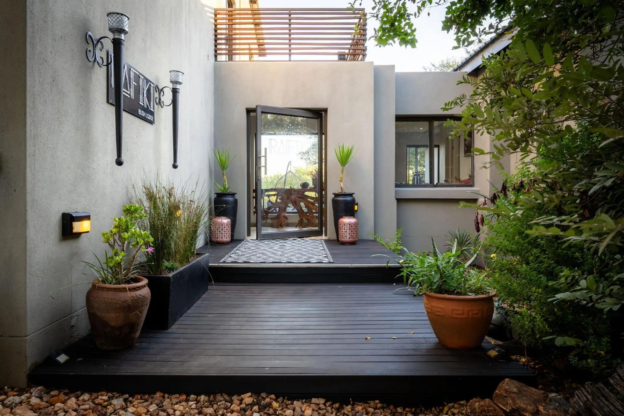 Facade/entrance in Rafiki Bush Lodge