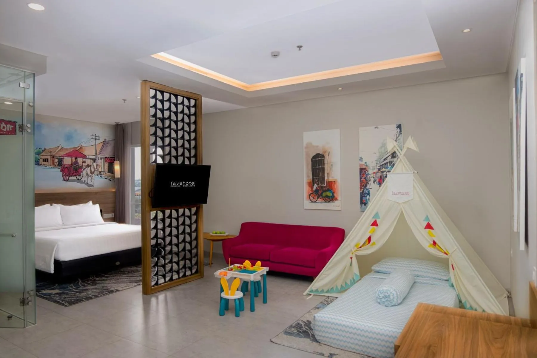 Bed in favehotel Sidoarjo