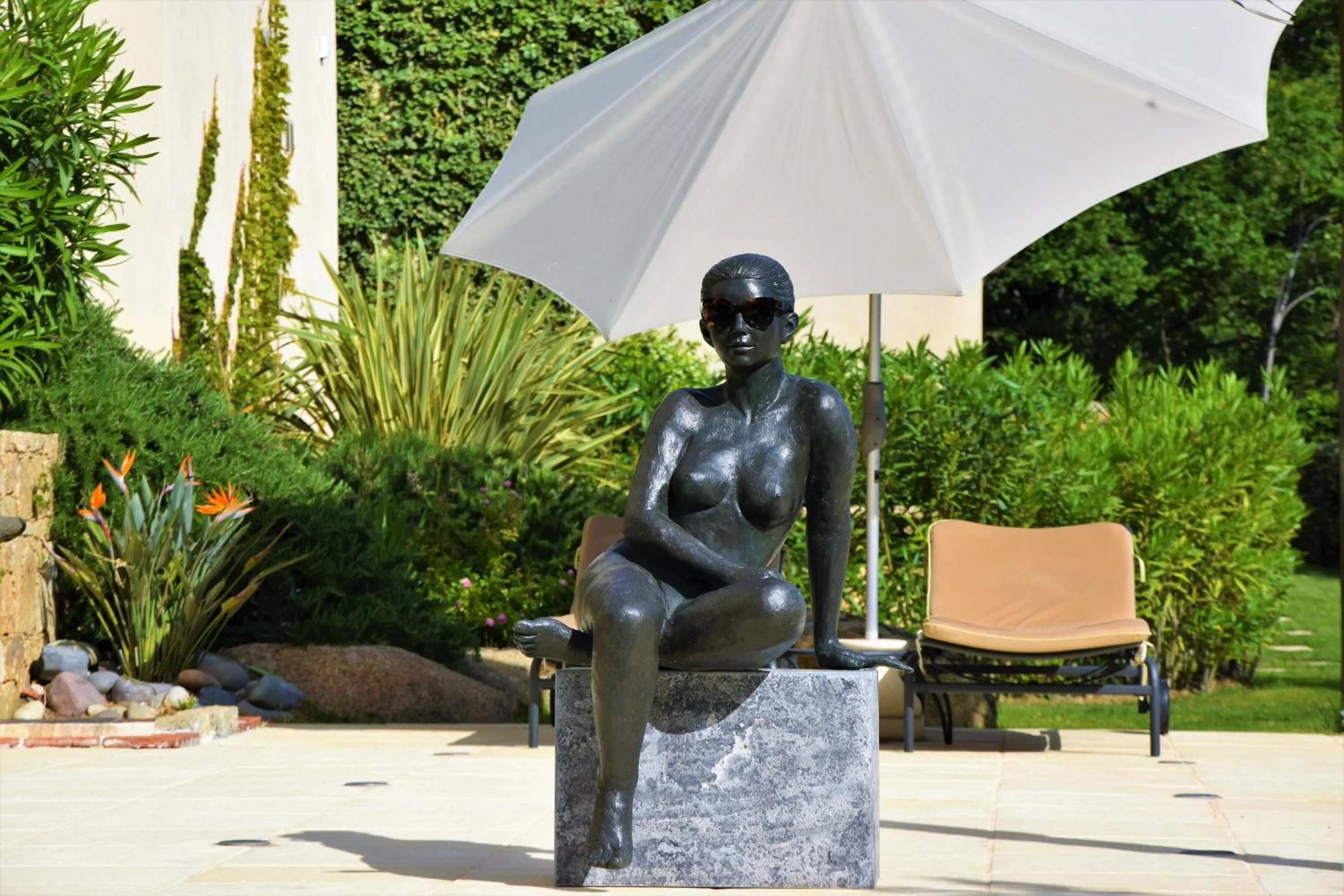 Garden view in Cas'Anna Lidia - Hôtel De Charme