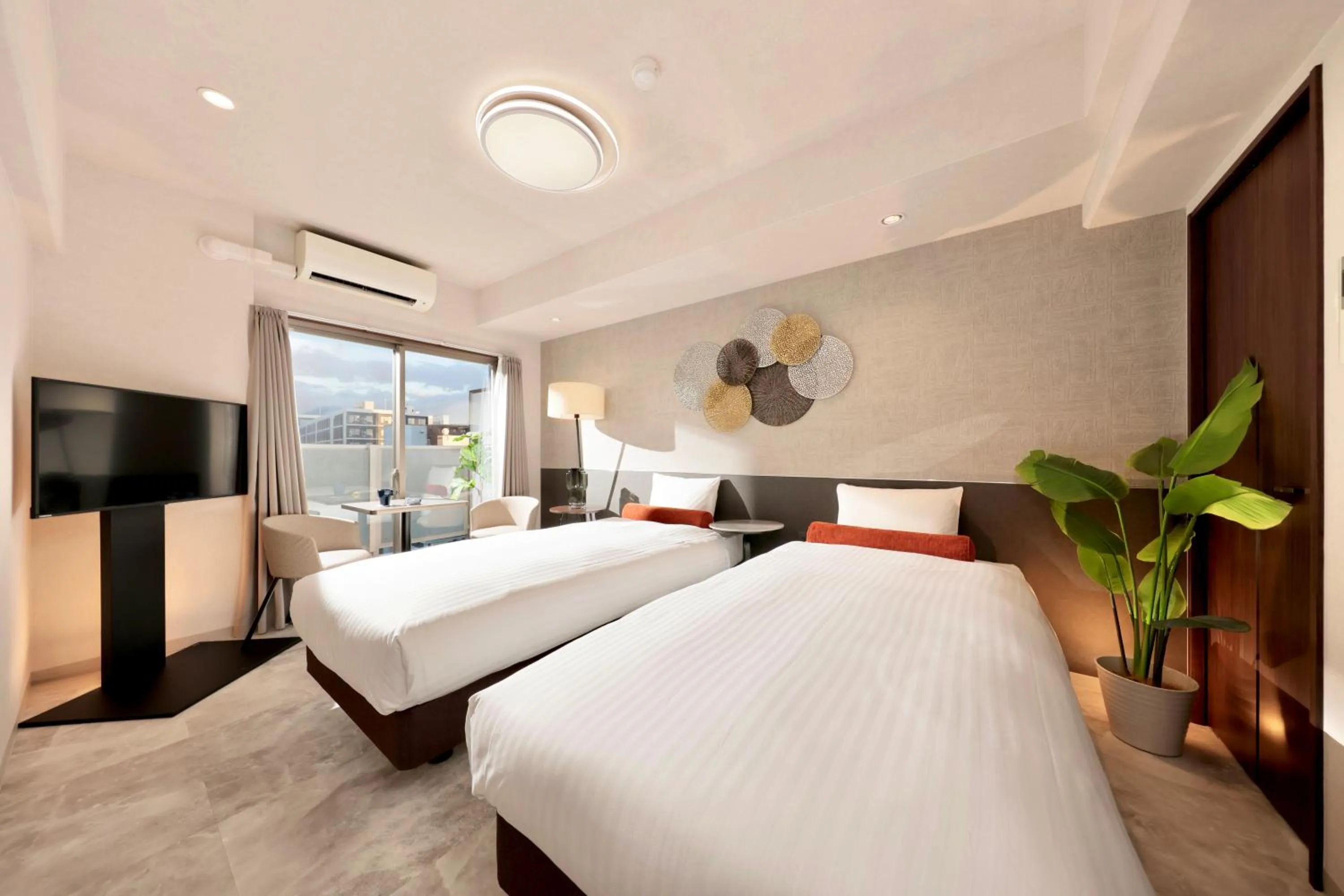 Bedroom, Bed in Dotombori Crystal Hotel 3