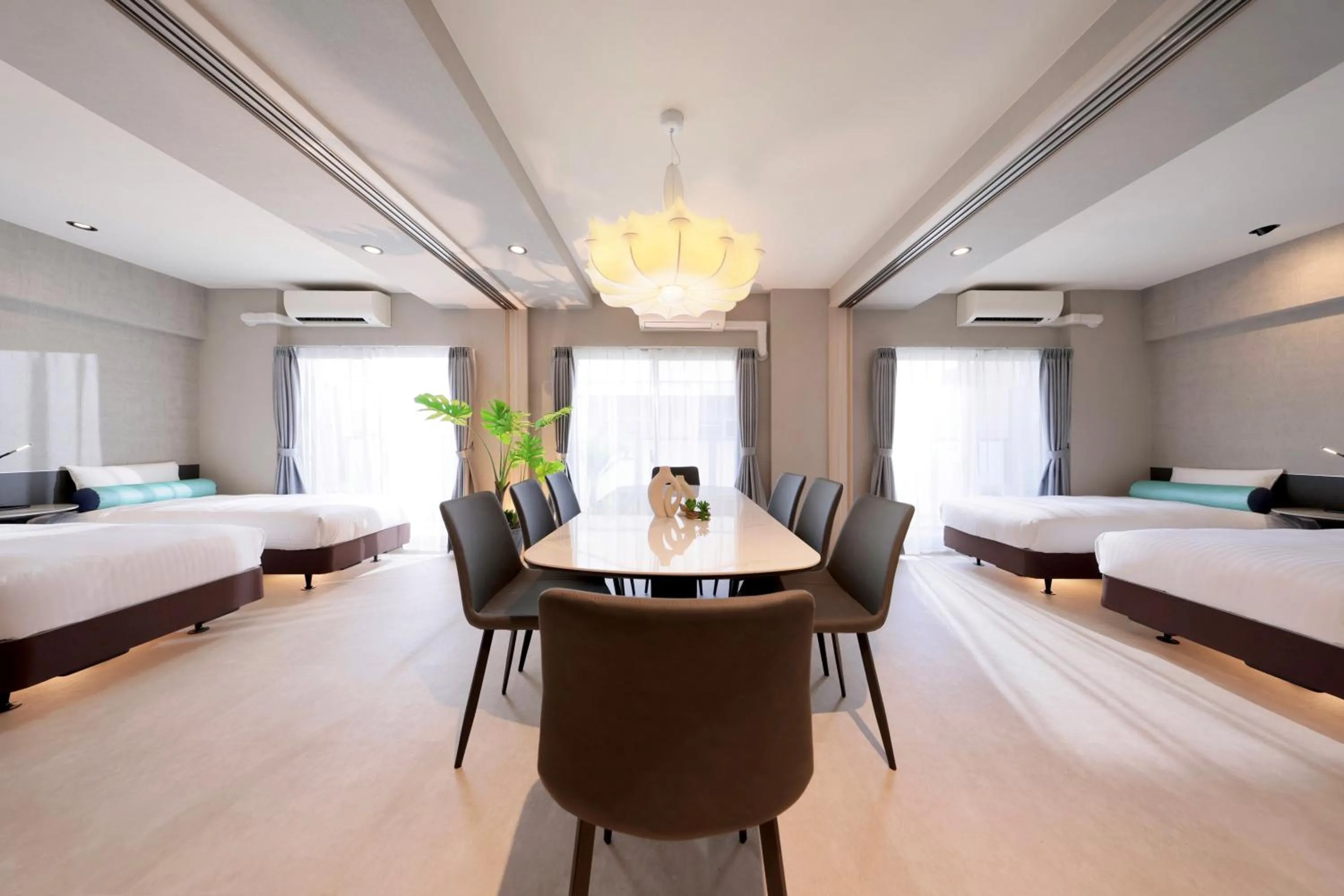 Living room, Bed in Dotombori Crystal Hotel 3