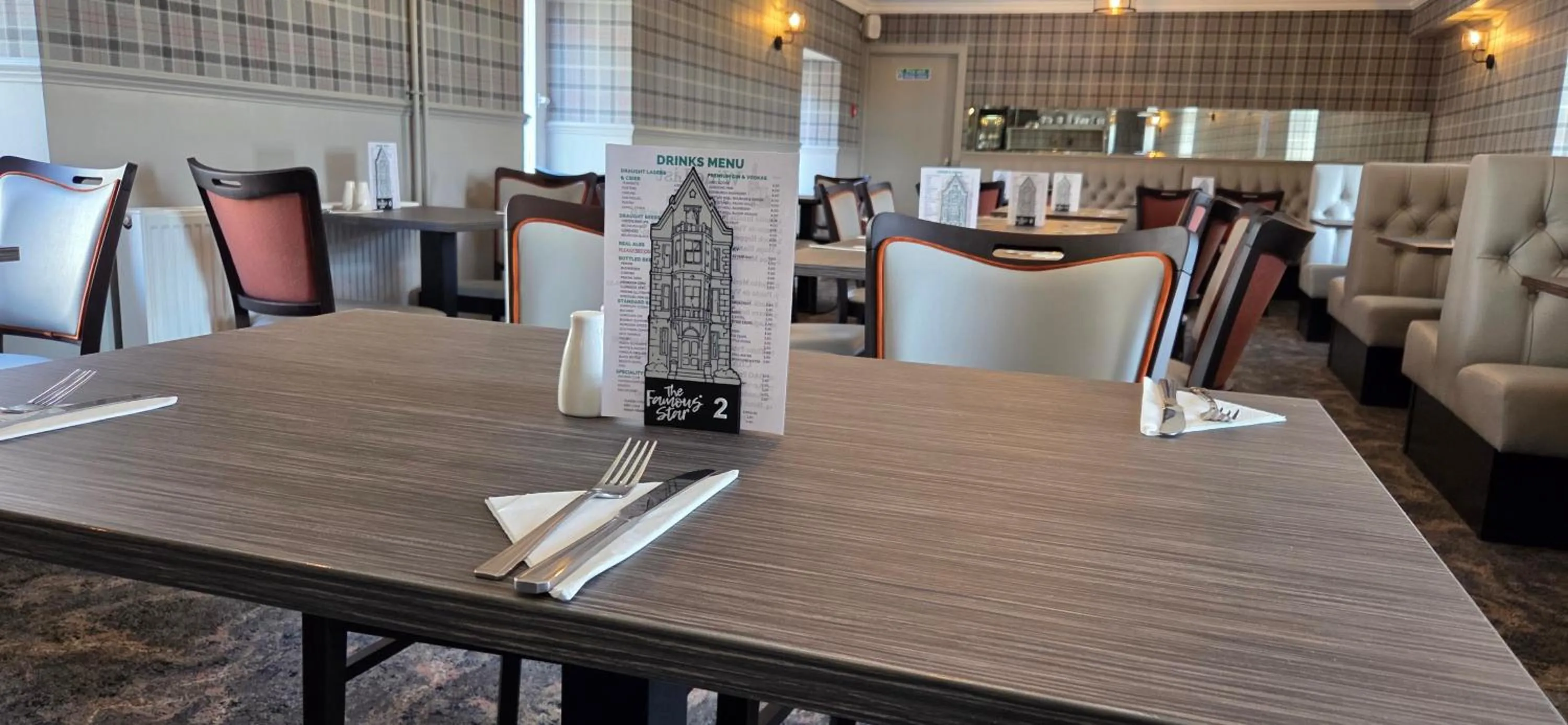 Restaurant/places to eat in The Famous Star Hotel Moffat