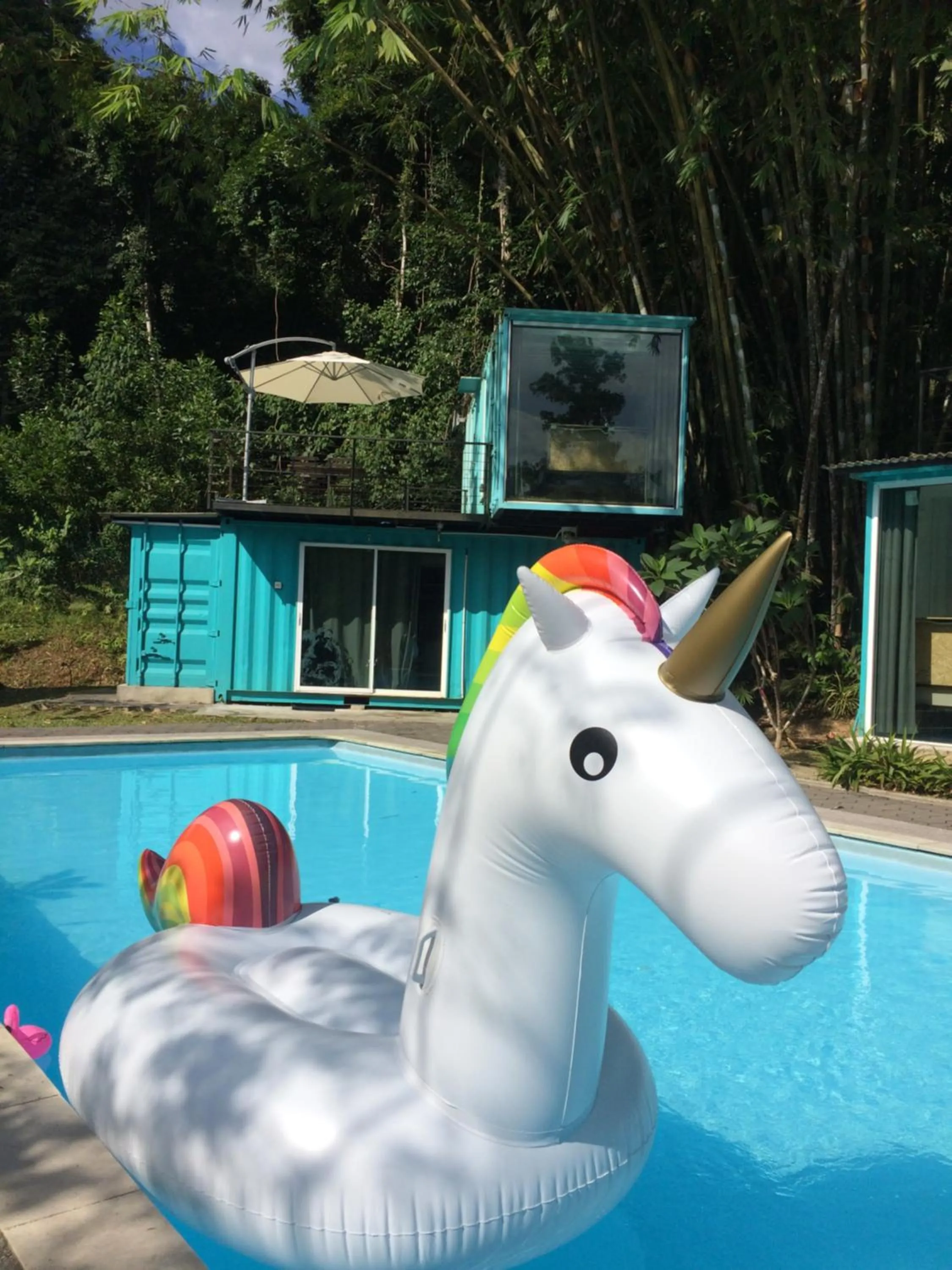 Swimming pool in Sarang by the brook