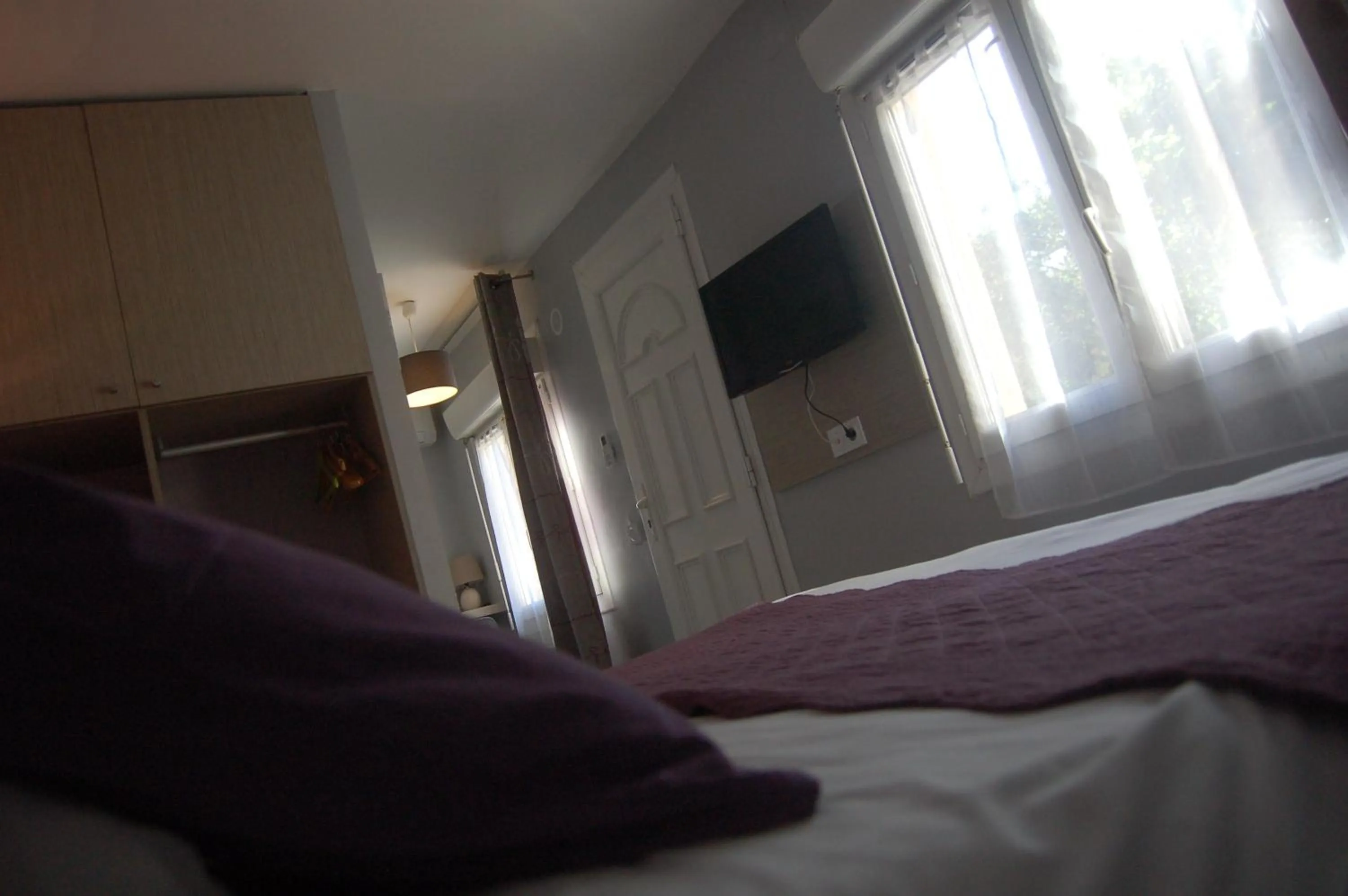 Bed in Hôtel Du Viaduc