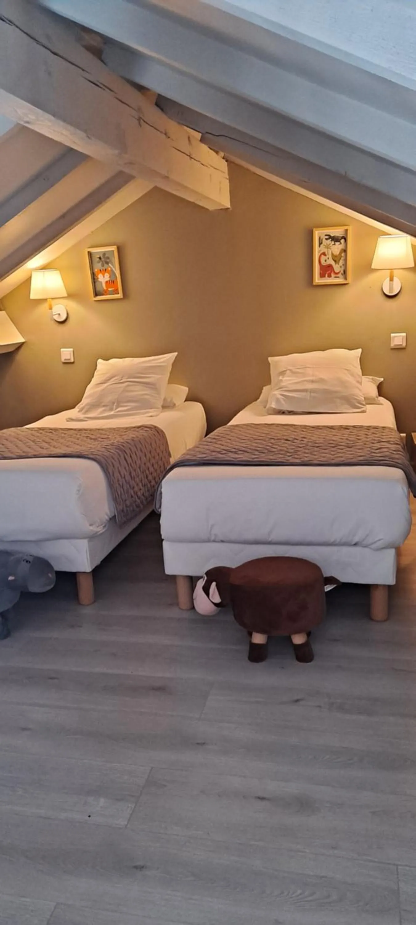 Bed in Hôtel Du Viaduc