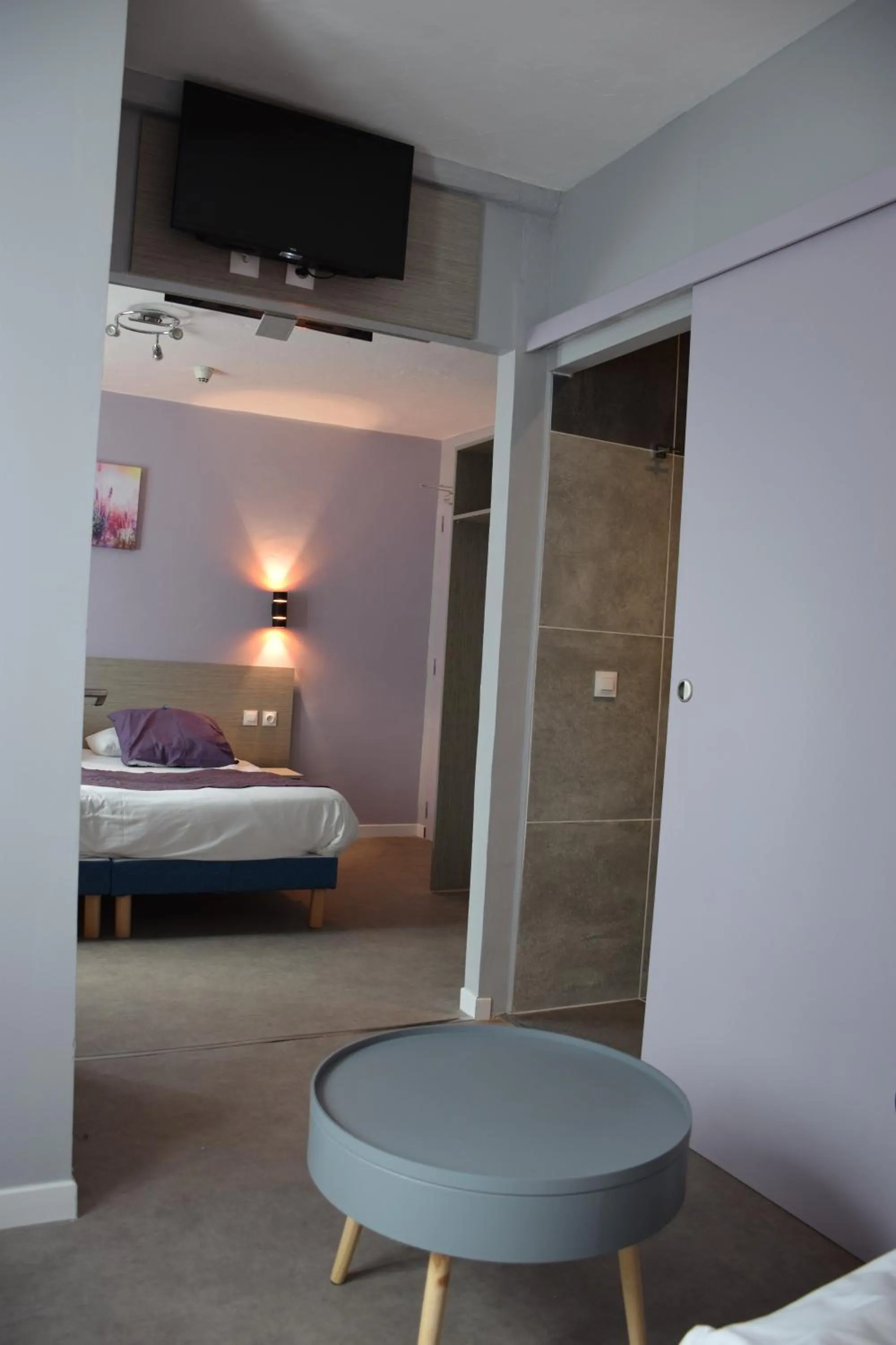 Bed in Hôtel Du Viaduc