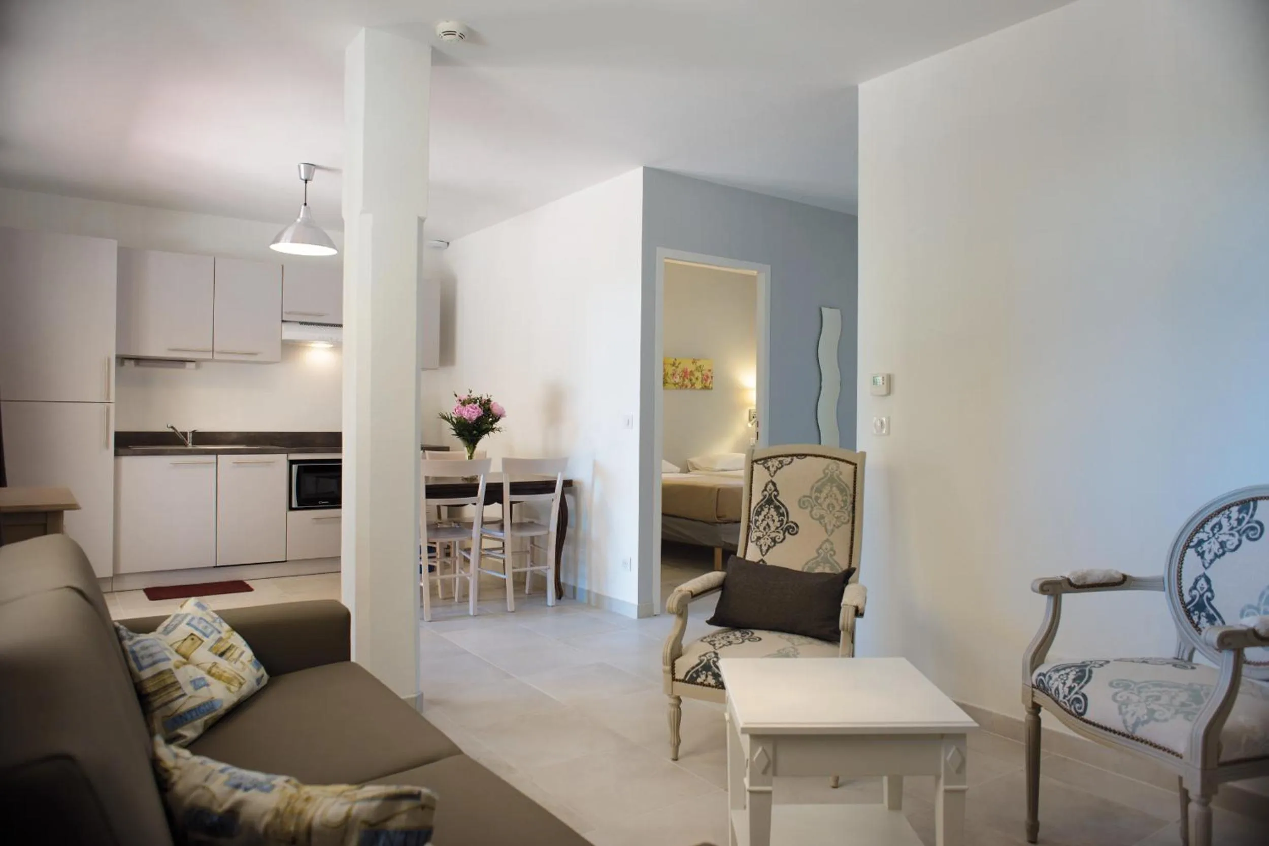Seating area in Appartements des Joncas