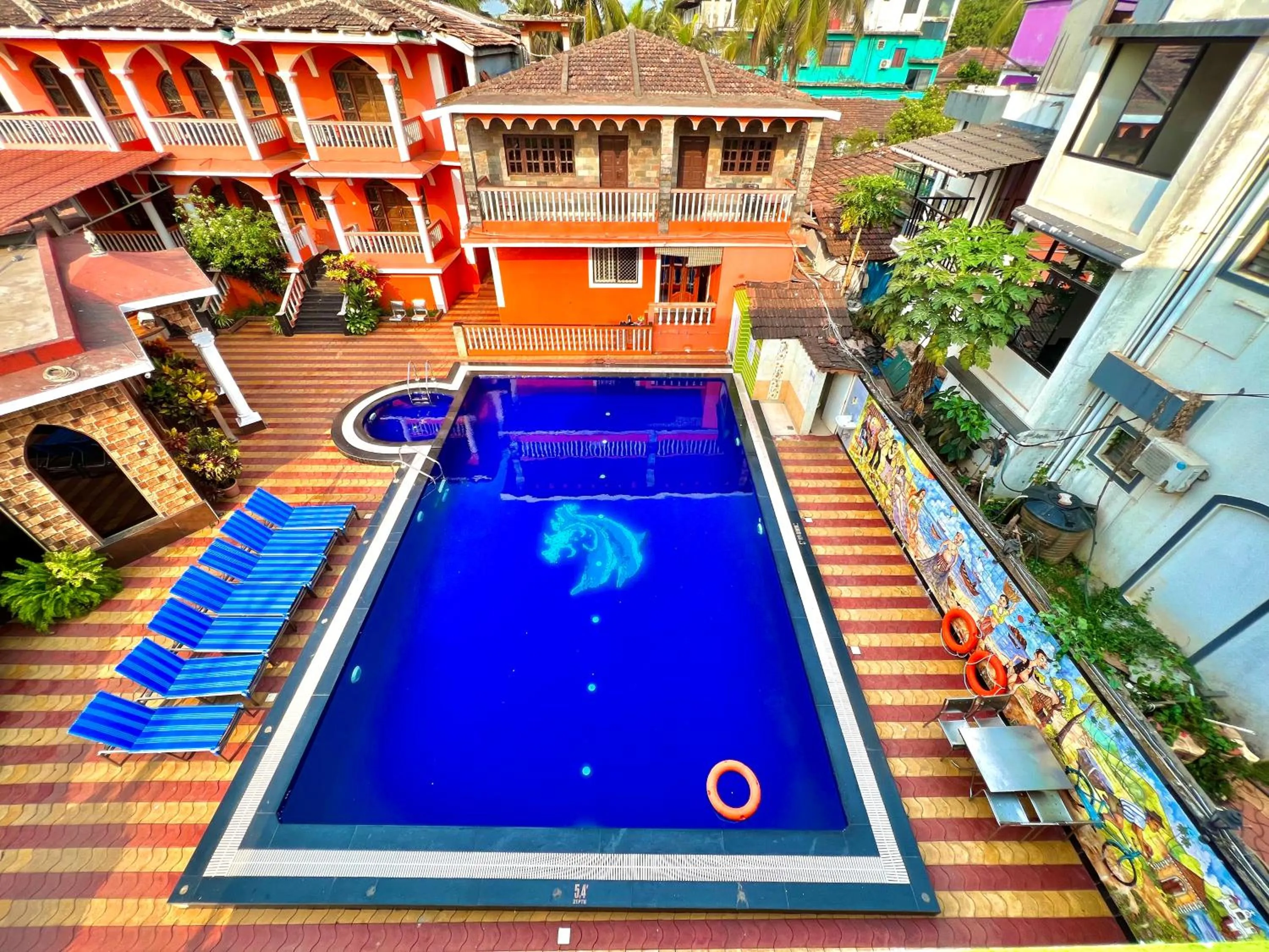 Pool view in Larios Beach Holidays