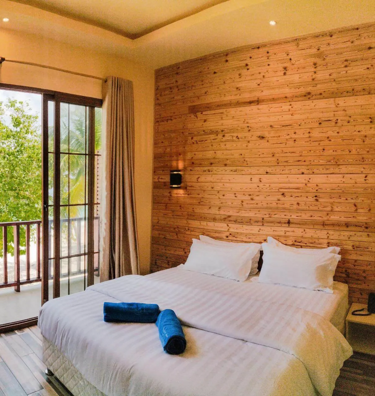 Bed in Thundi Village & Spa