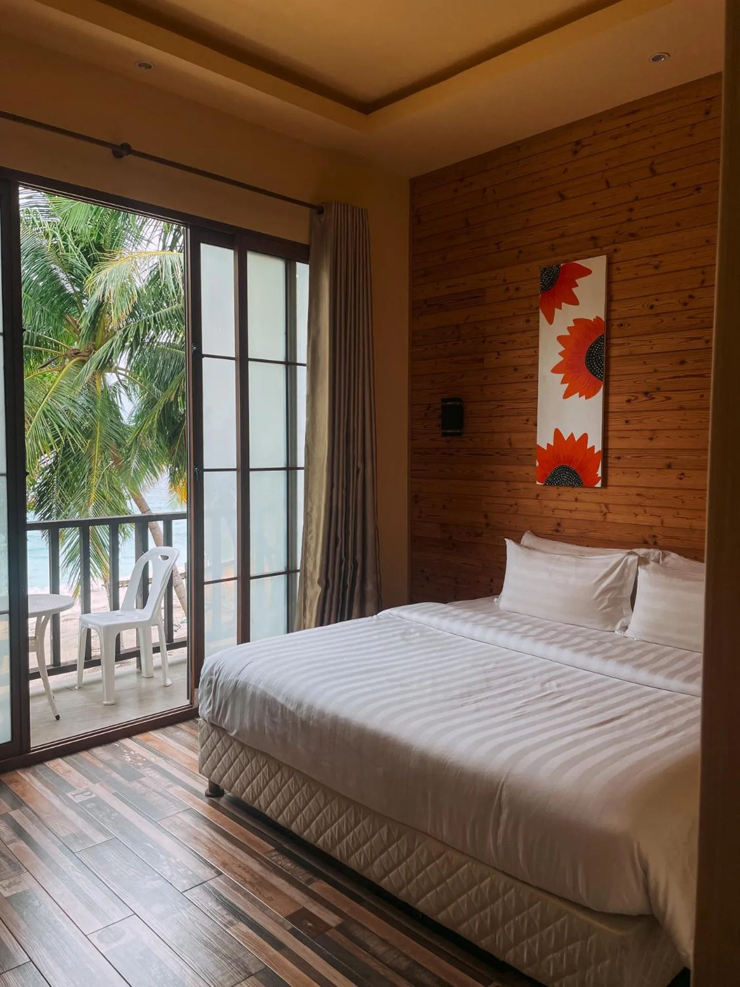 View (from property/room), Bed in Thundi Village & Spa