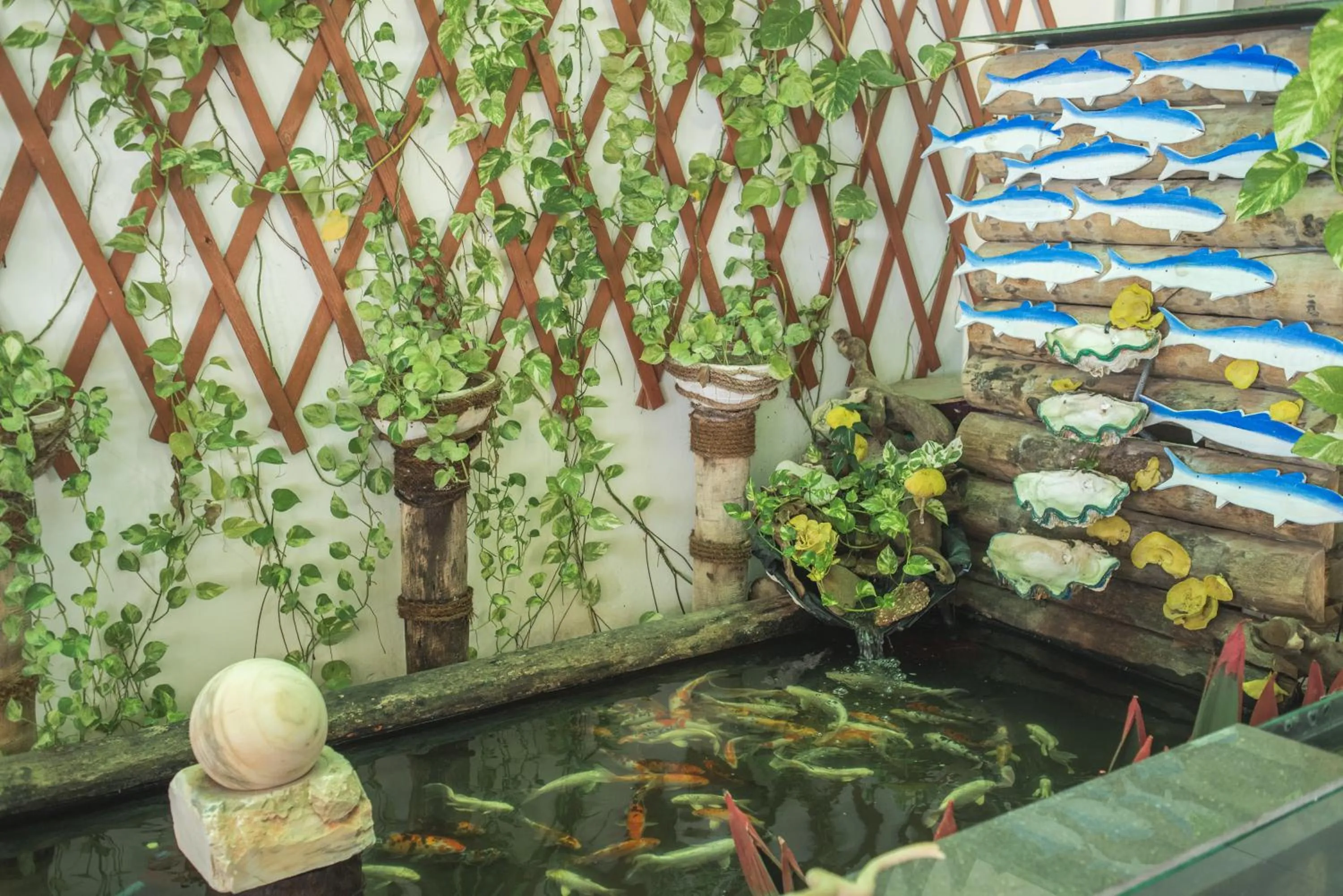 Garden in Thundi Village & Spa