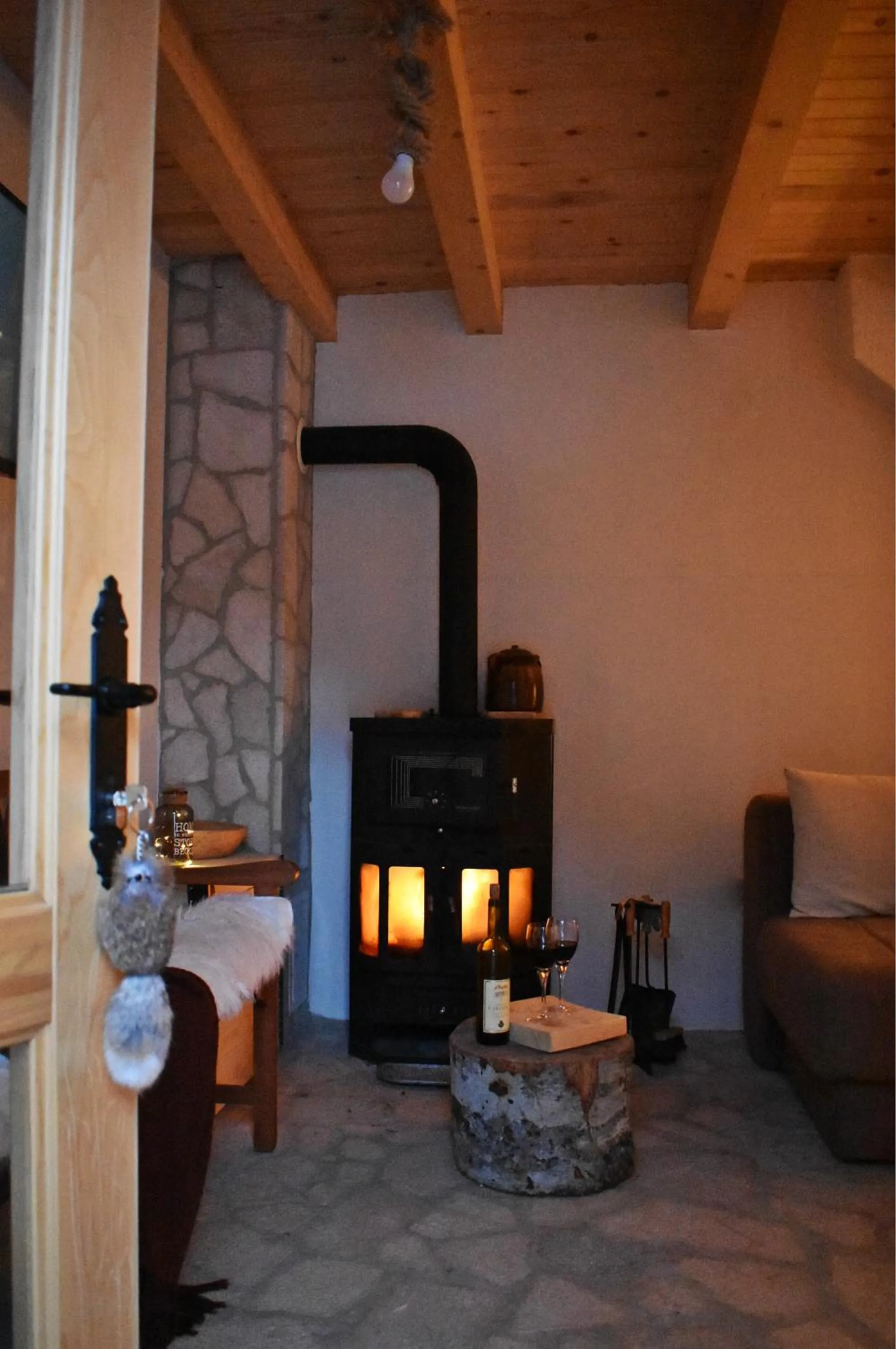 Winter in Mountain Lodge Mont Peace