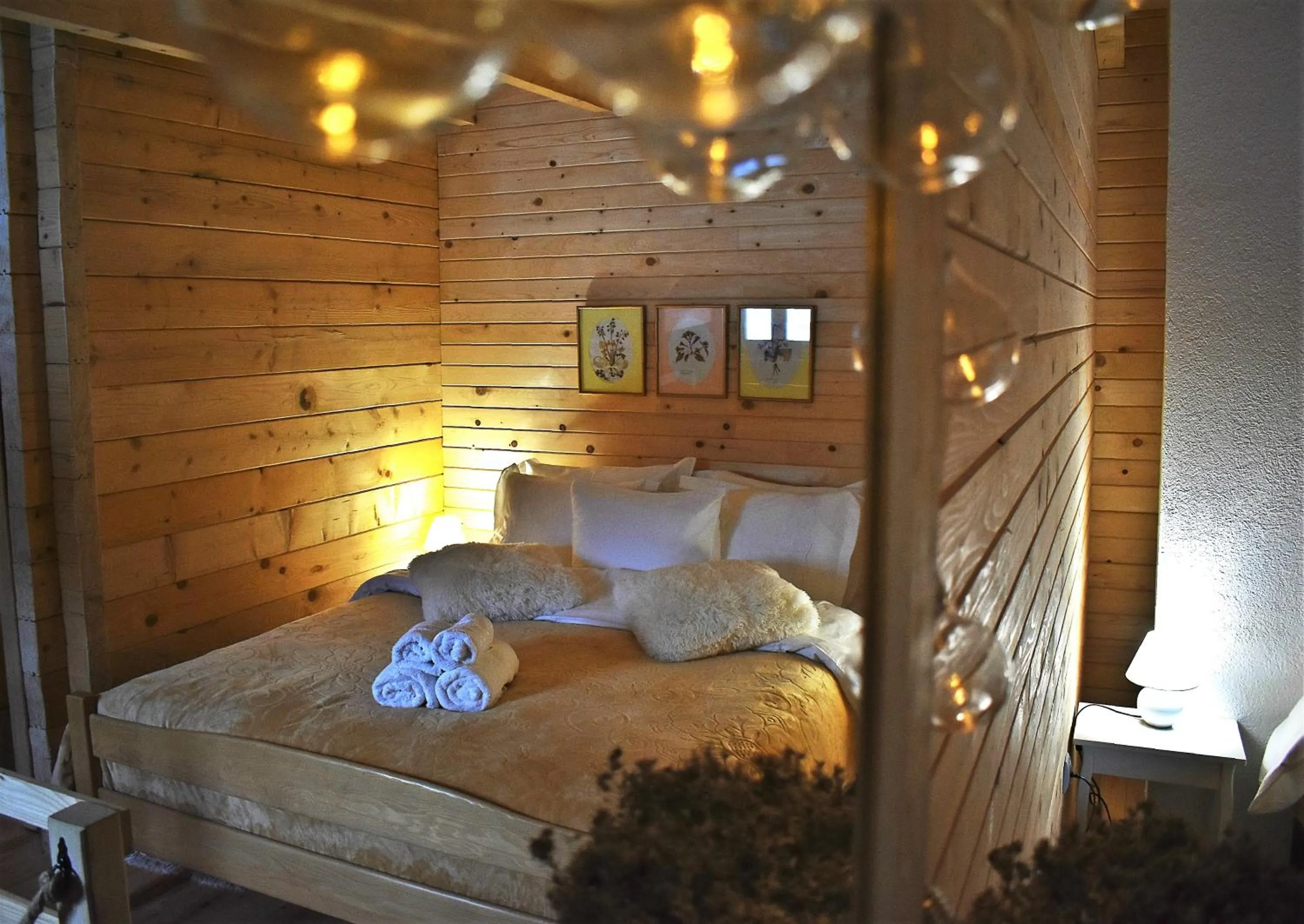 Bed in Mountain Lodge Mont Peace