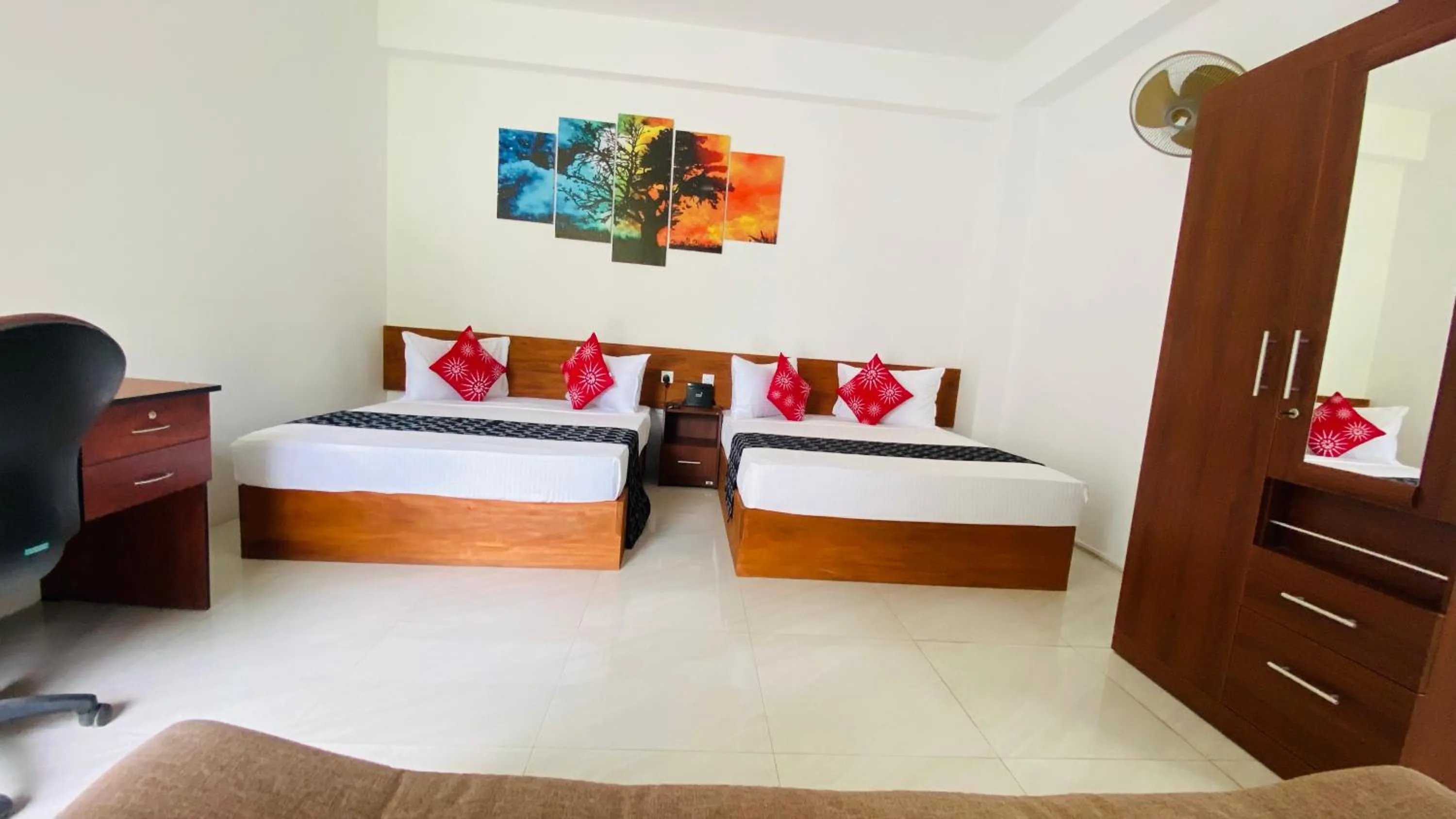 Bed in Aloft Grand Hotel Ella