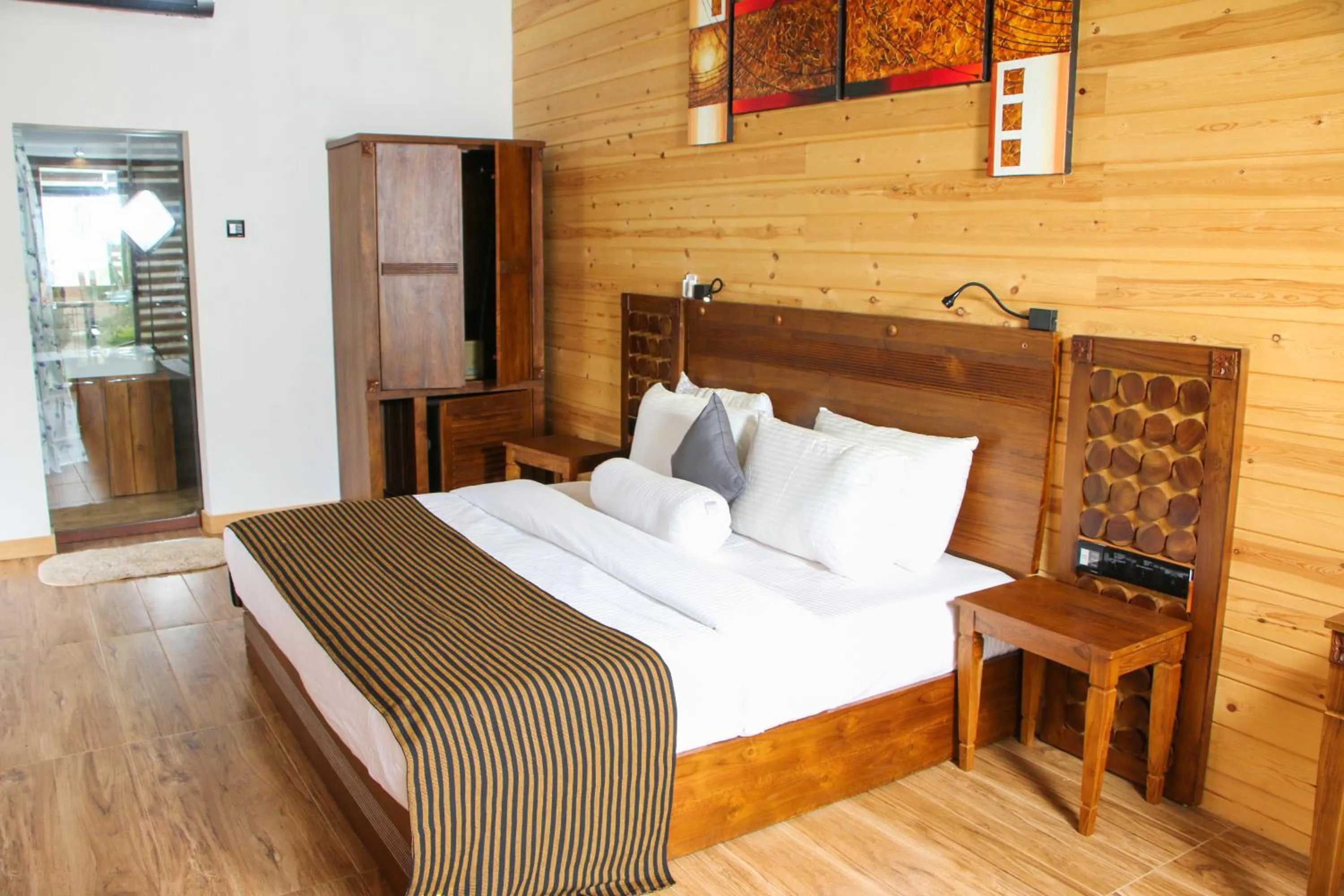 Bed in Aloft Grand Hotel Ella