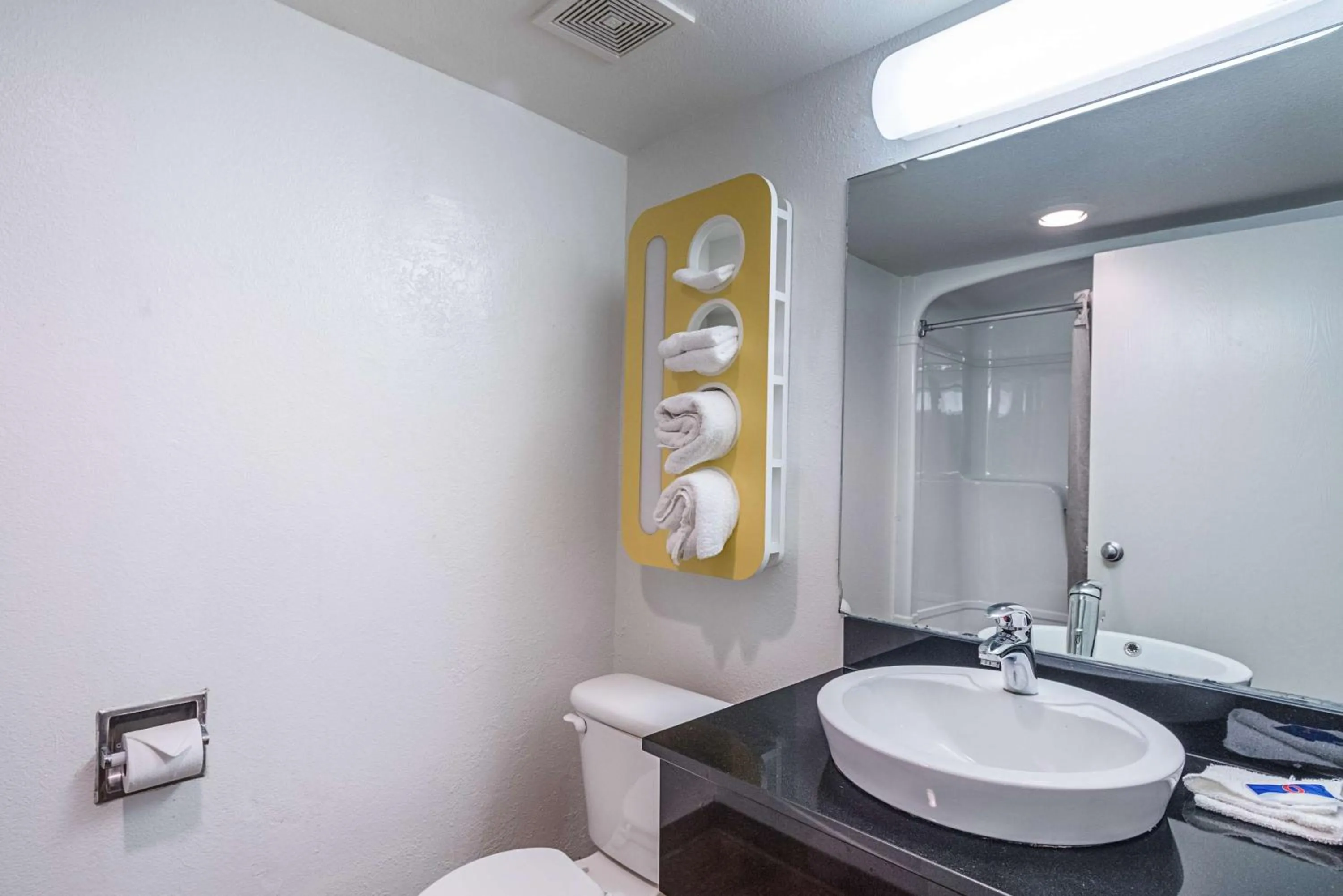 Toilet in Motel 6-Kokomo, IN