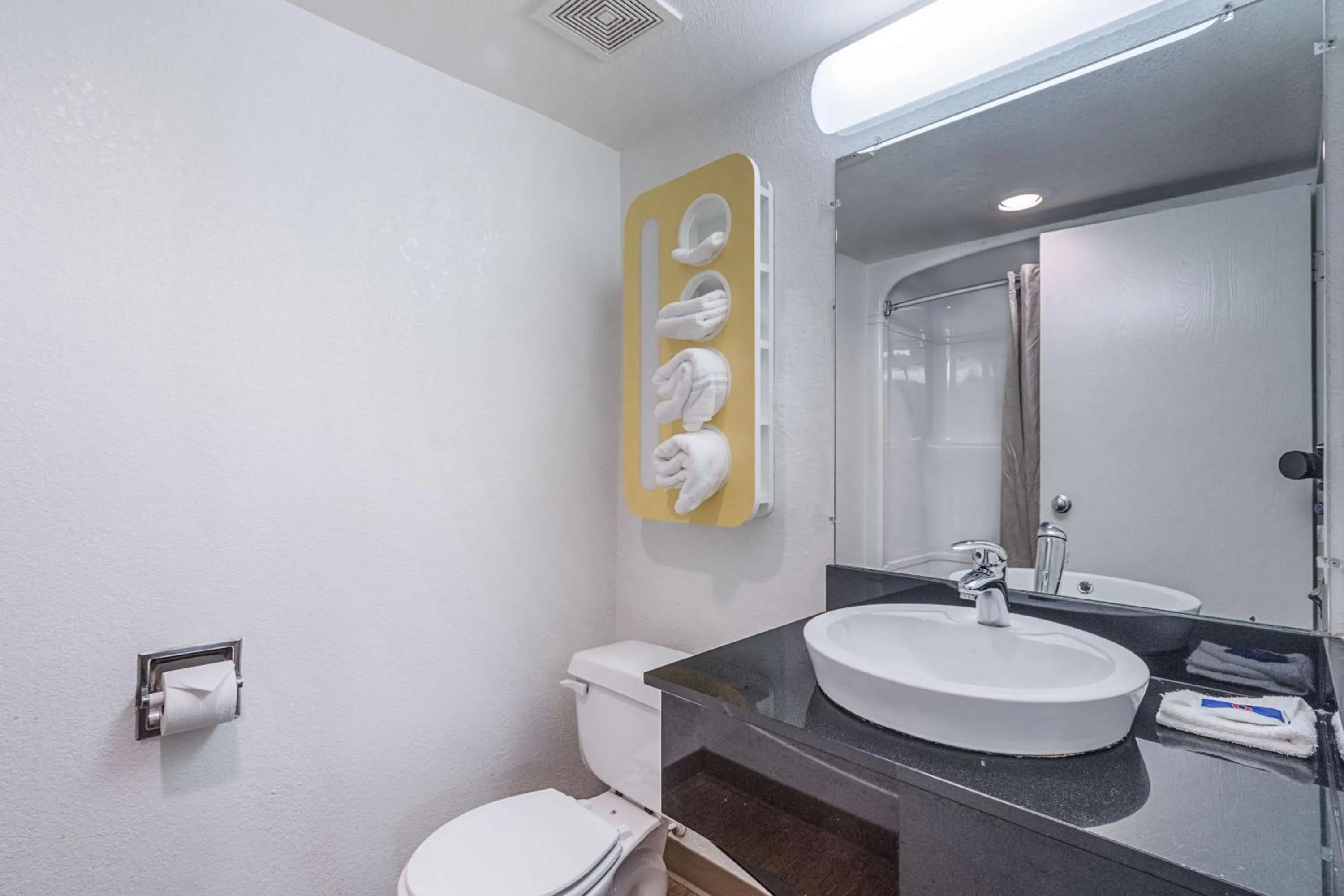 Toilet in Motel 6-Kokomo, IN