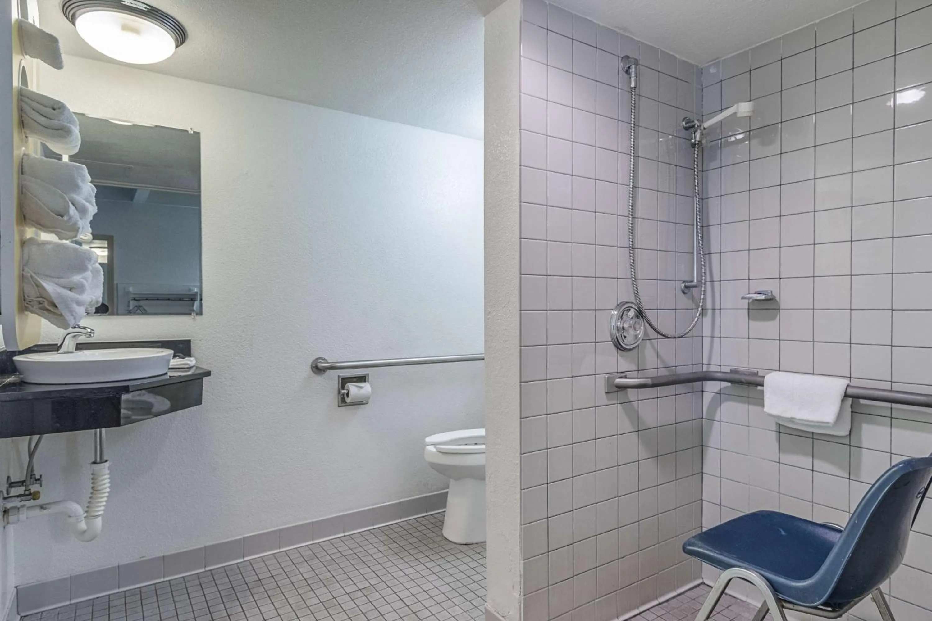 Shower in Motel 6-Kokomo, IN