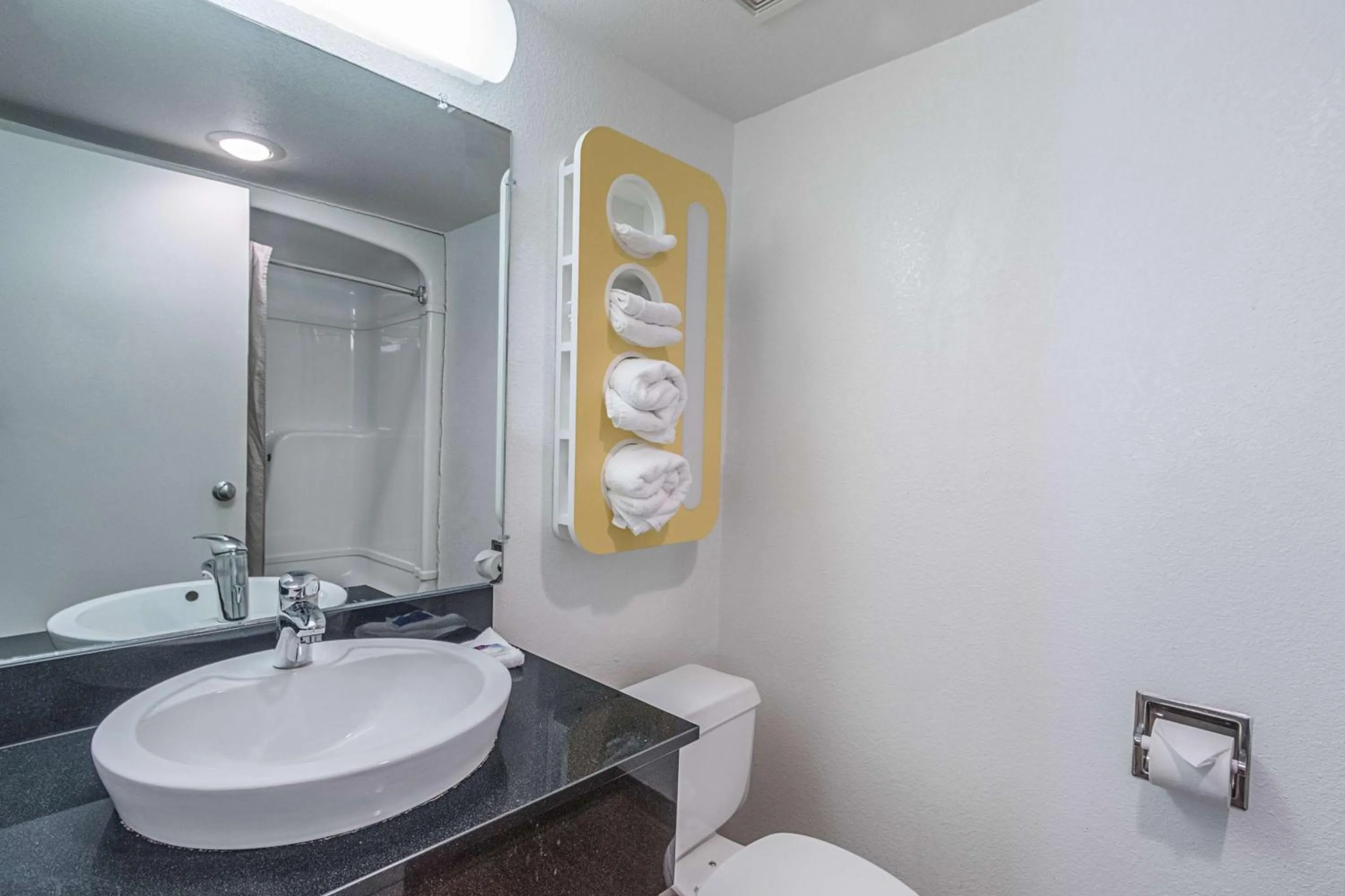 Toilet in Motel 6-Kokomo, IN