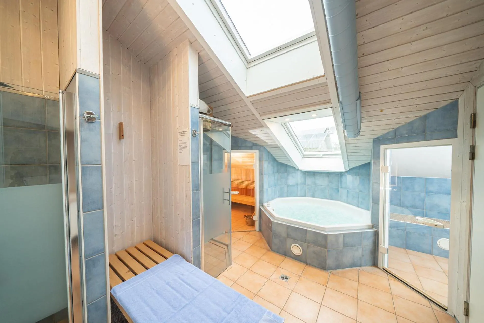 Bathroom in Ferienhaus Wellnessoase