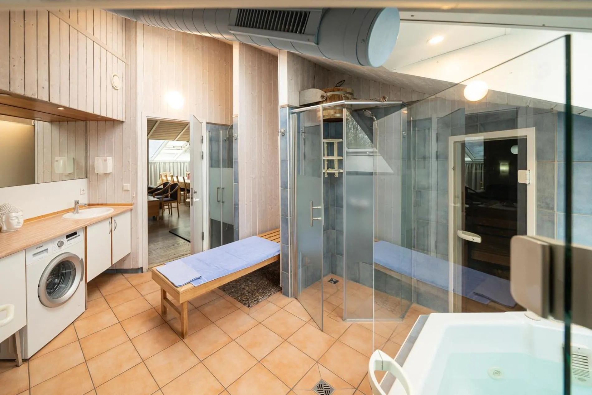 Bathroom in Ferienhaus Wellnessoase