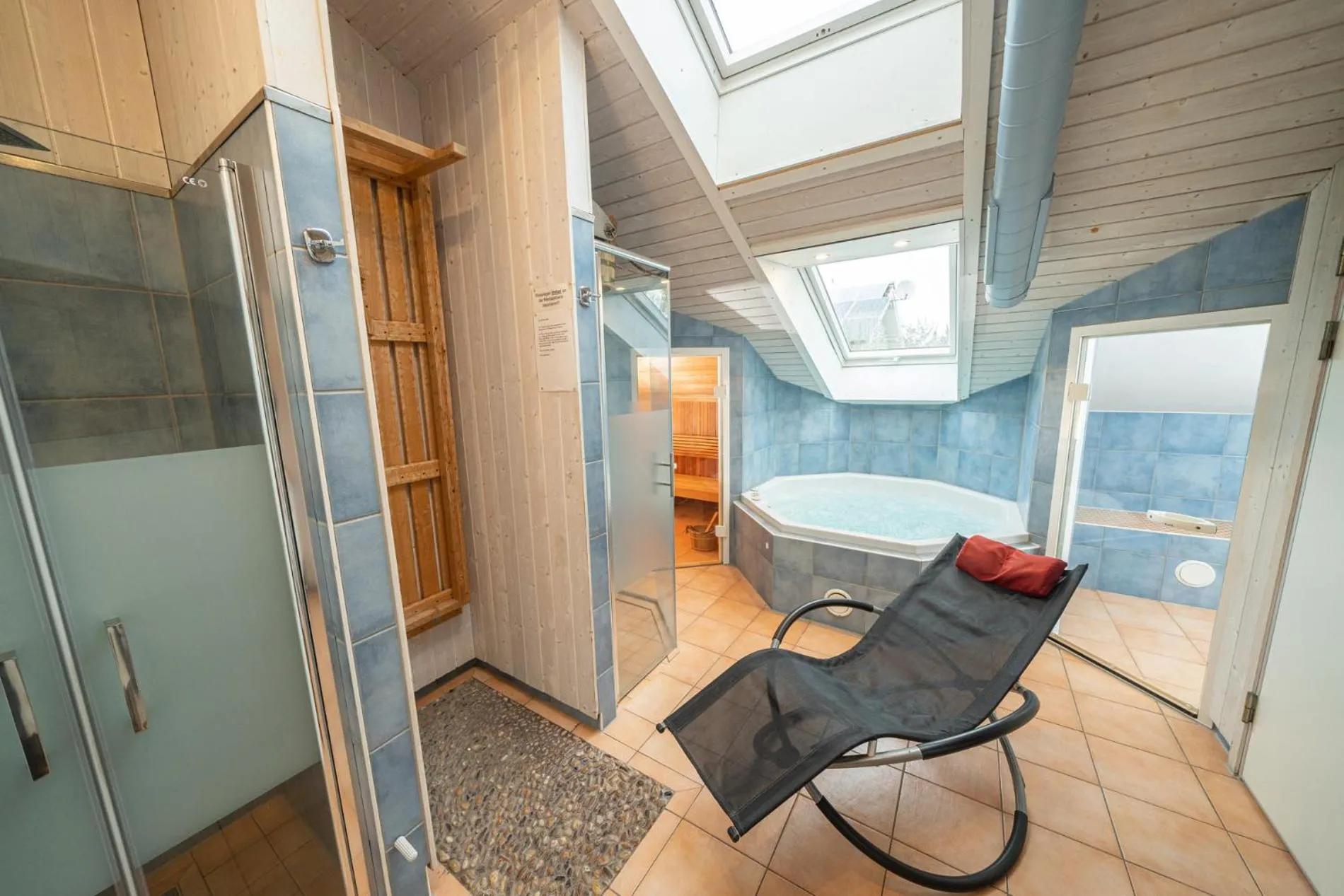 Bathroom in Ferienhaus Wellnessoase