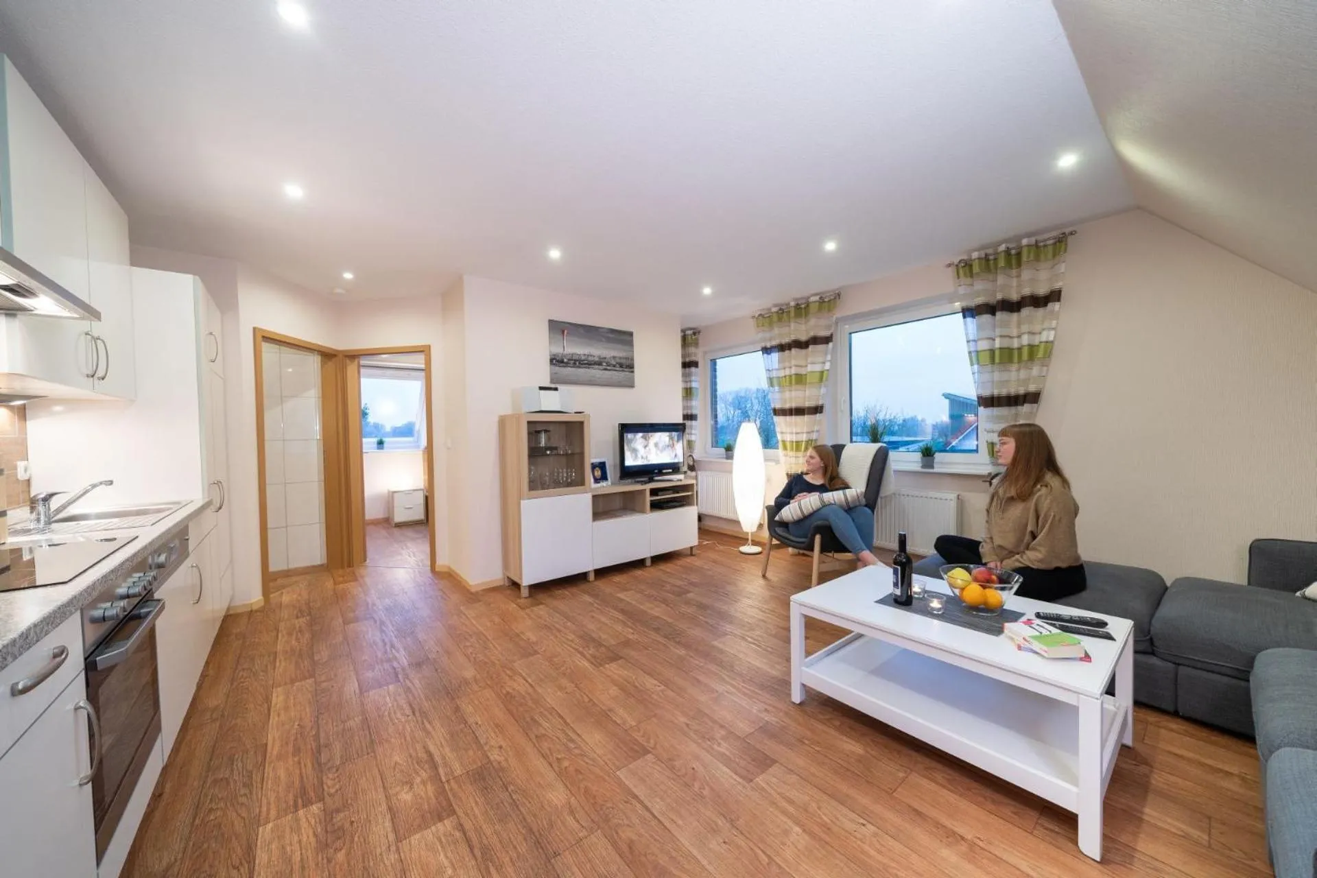 Living room in Ferienwohnung Kiebitz IV