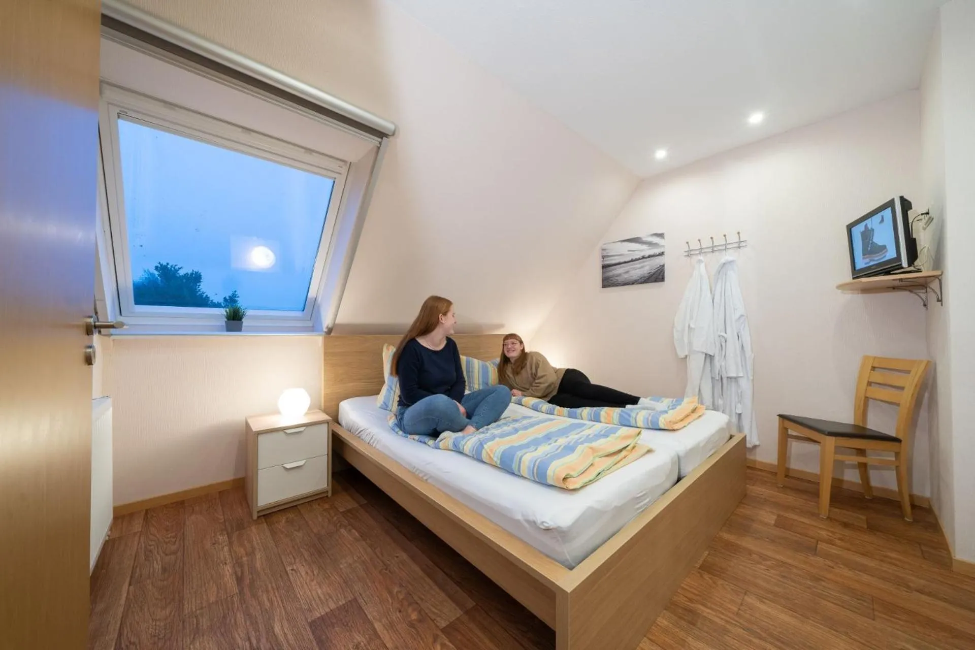 Bedroom, Bed in Ferienwohnung Kiebitz IV