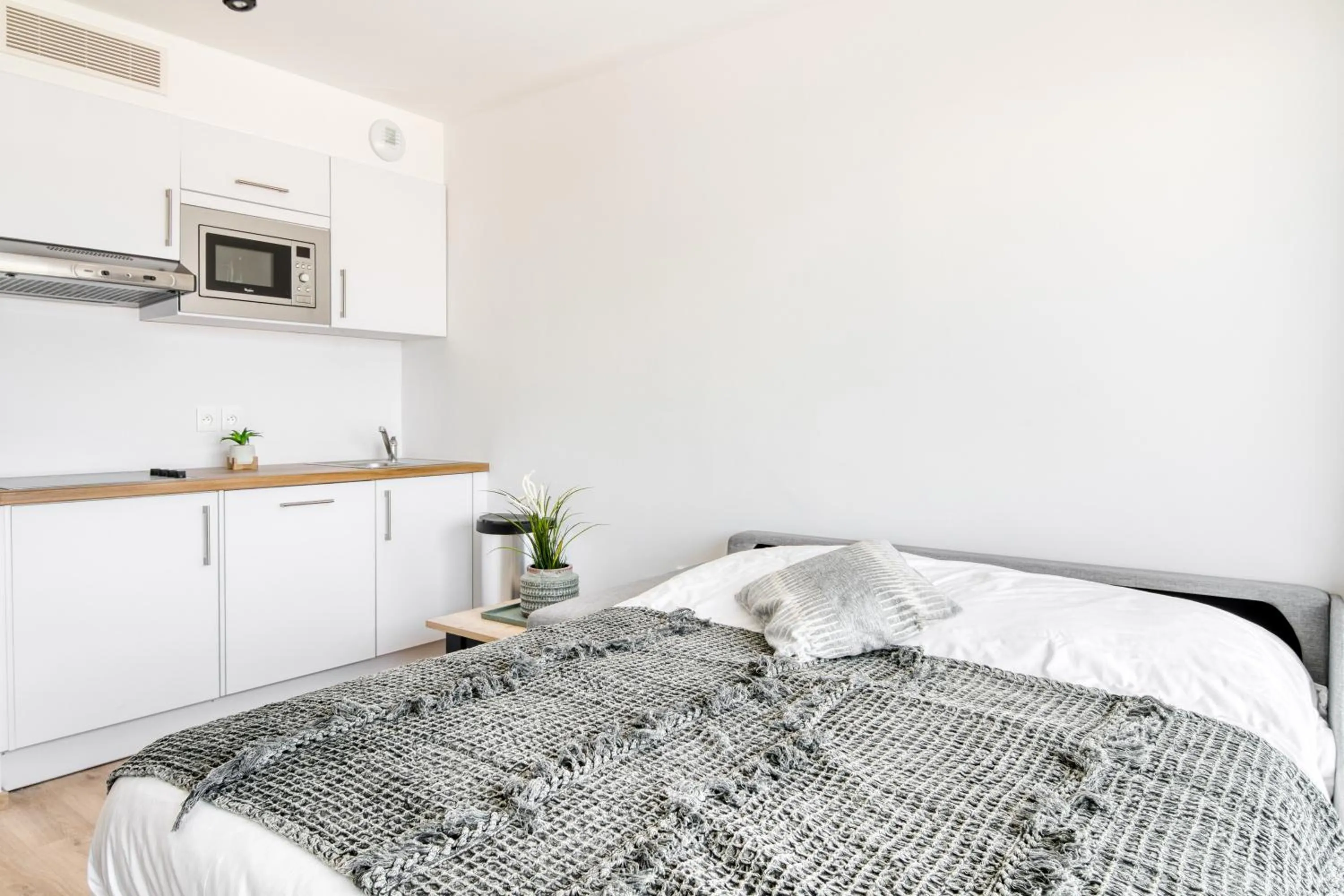 Living room, Bed in Evancy La Marina Boulogne-sur-Mer