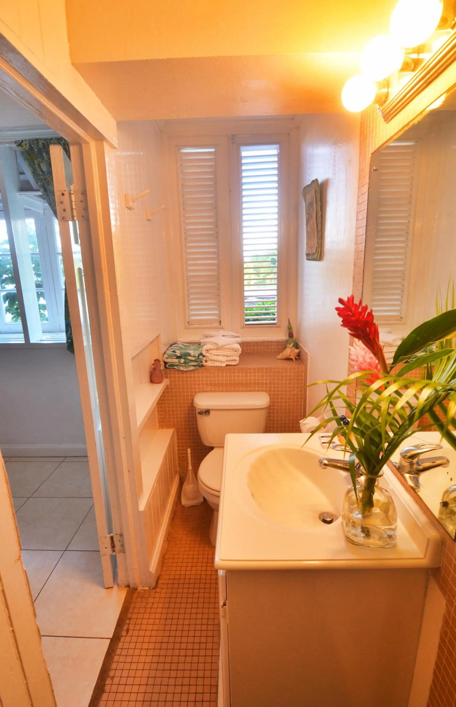 Bathroom in Moon San Villa at the Blue Lagoon
