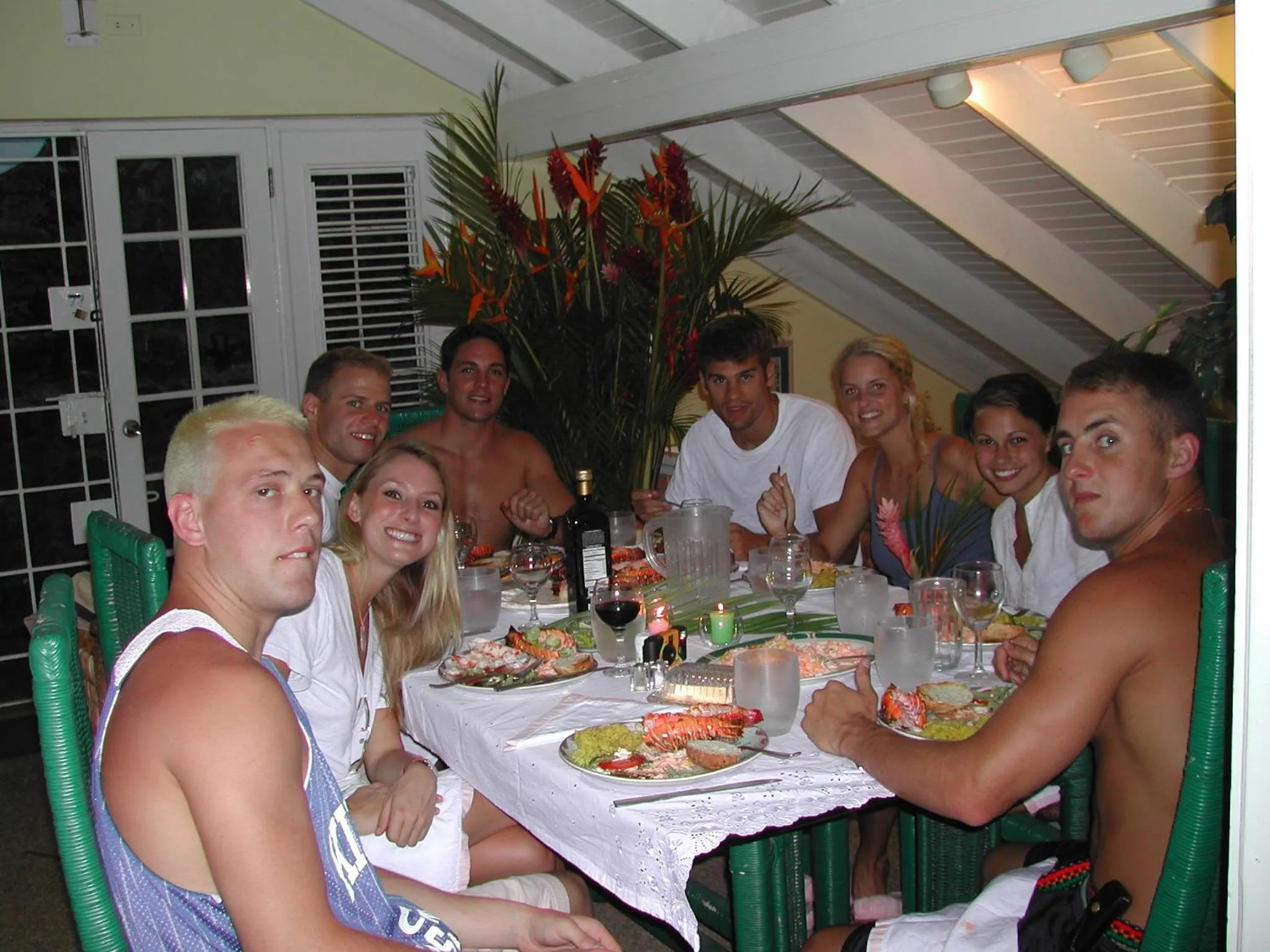 Food in Moon San Villa at the Blue Lagoon