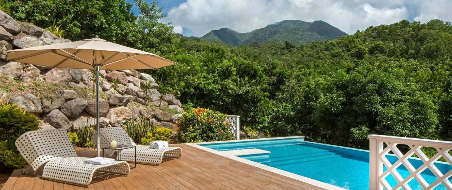 Natural landscape in Four Seasons Resort Nevis