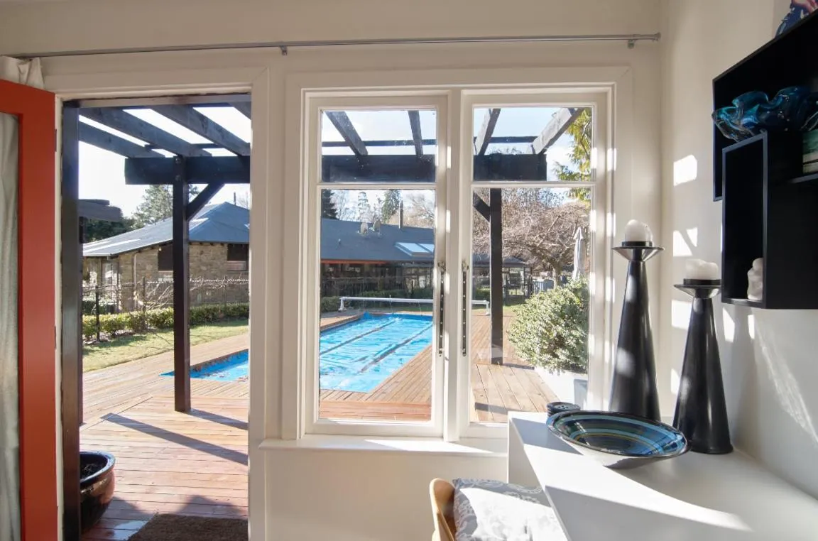 Pool view in Waiorau Homestead