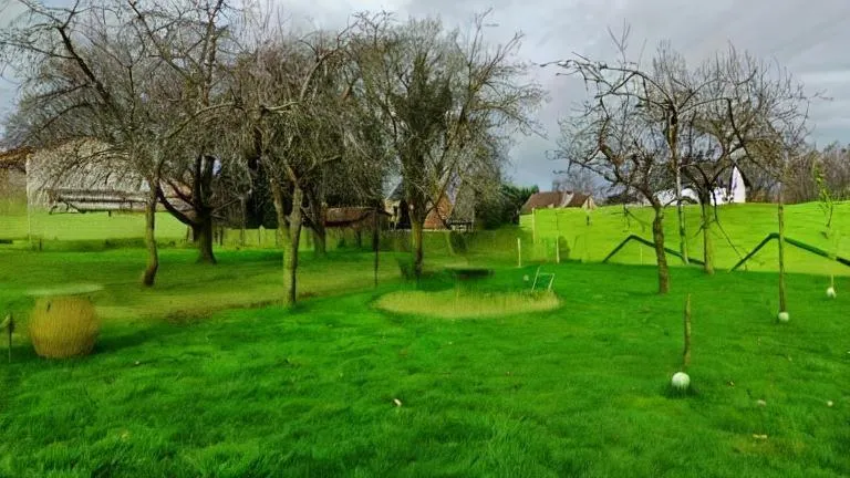 Garden in B&B Casa Roman & Vakantiewoning voor 1 pers tot max 32 personen